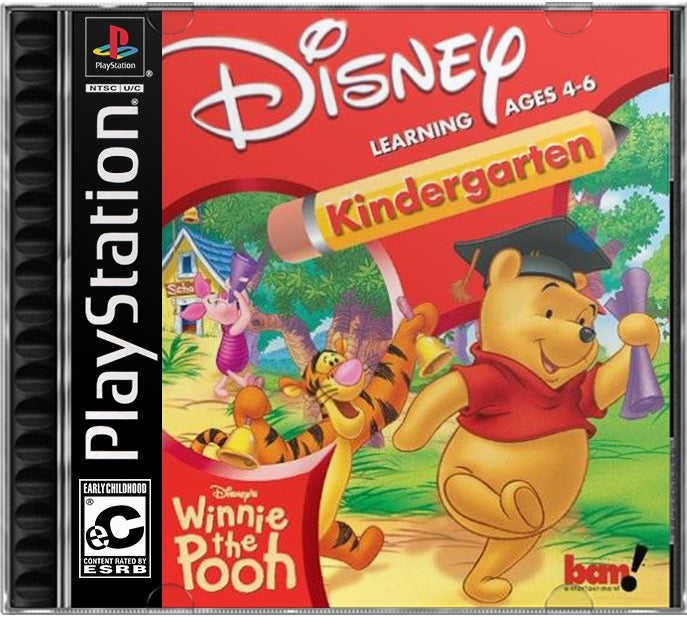 Disney's Winnie the Pooh - Kindergarten PS1 Sony Playstation 1 Used Video Game