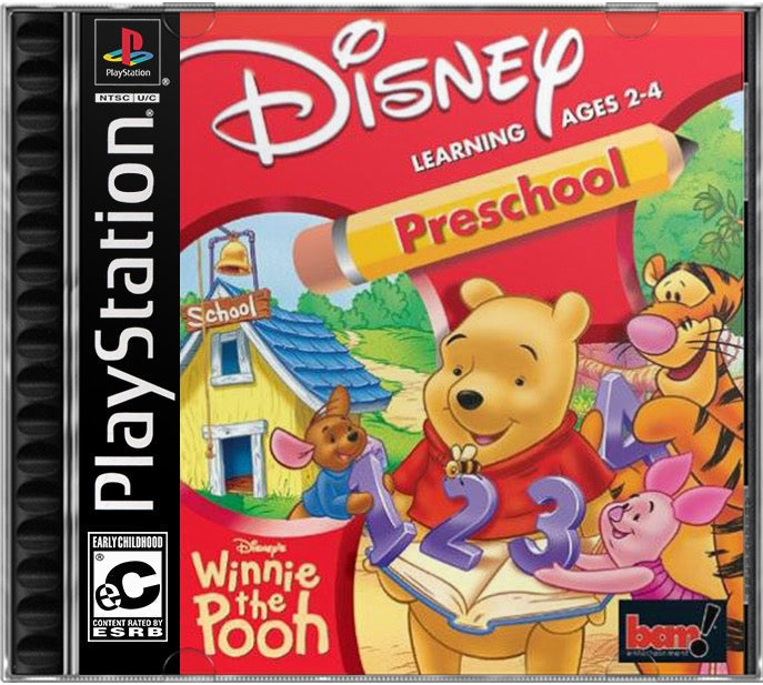 Disney's Winnie the Pooh - Preschool PS1 Sony Playstation 1 Used Video Game