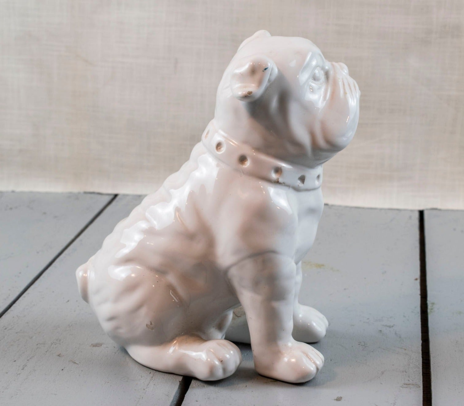 English Bull Dog Ceramic Collectible Piece USED