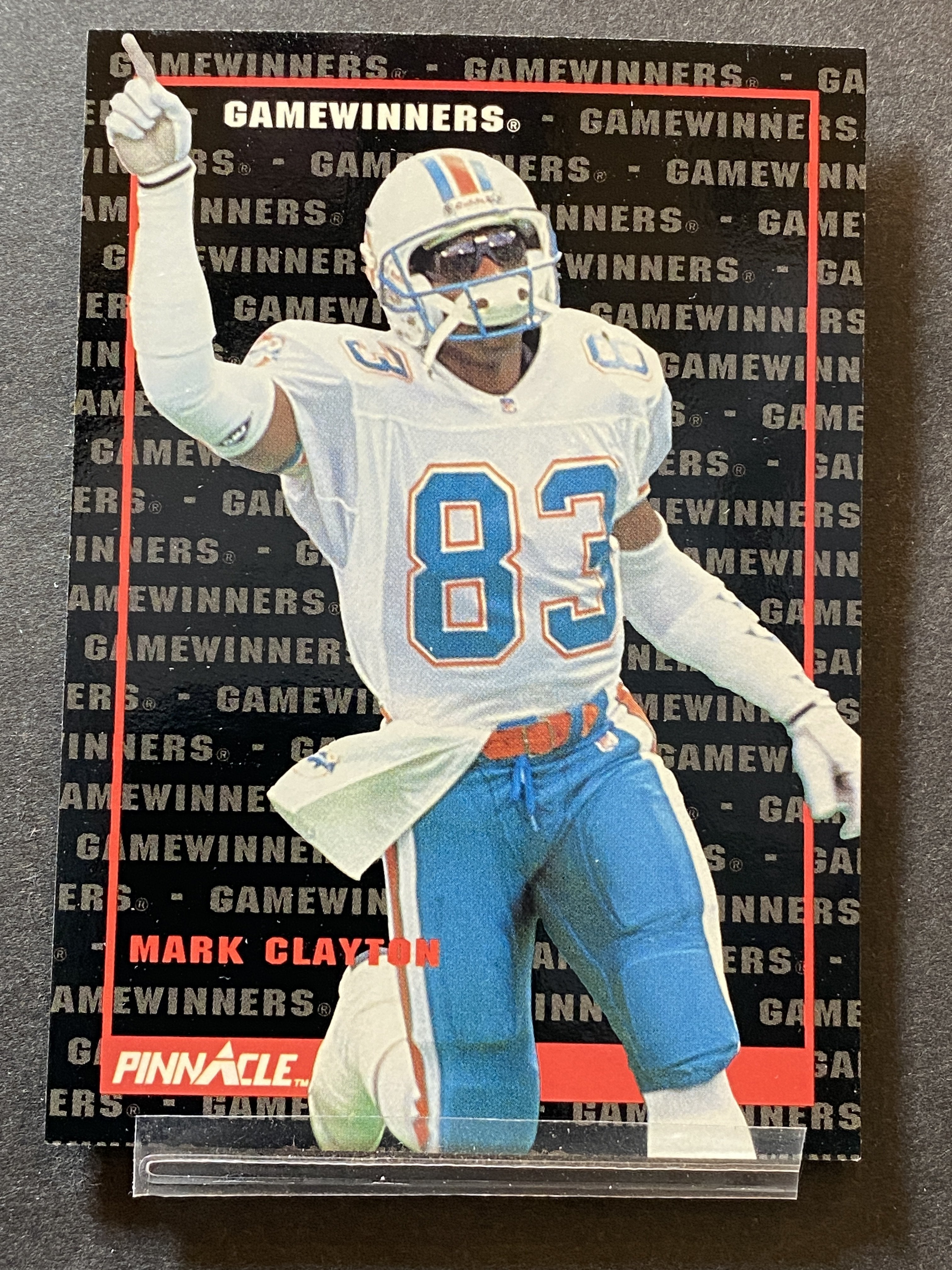 Mark Clayton Pinnacle Football Card