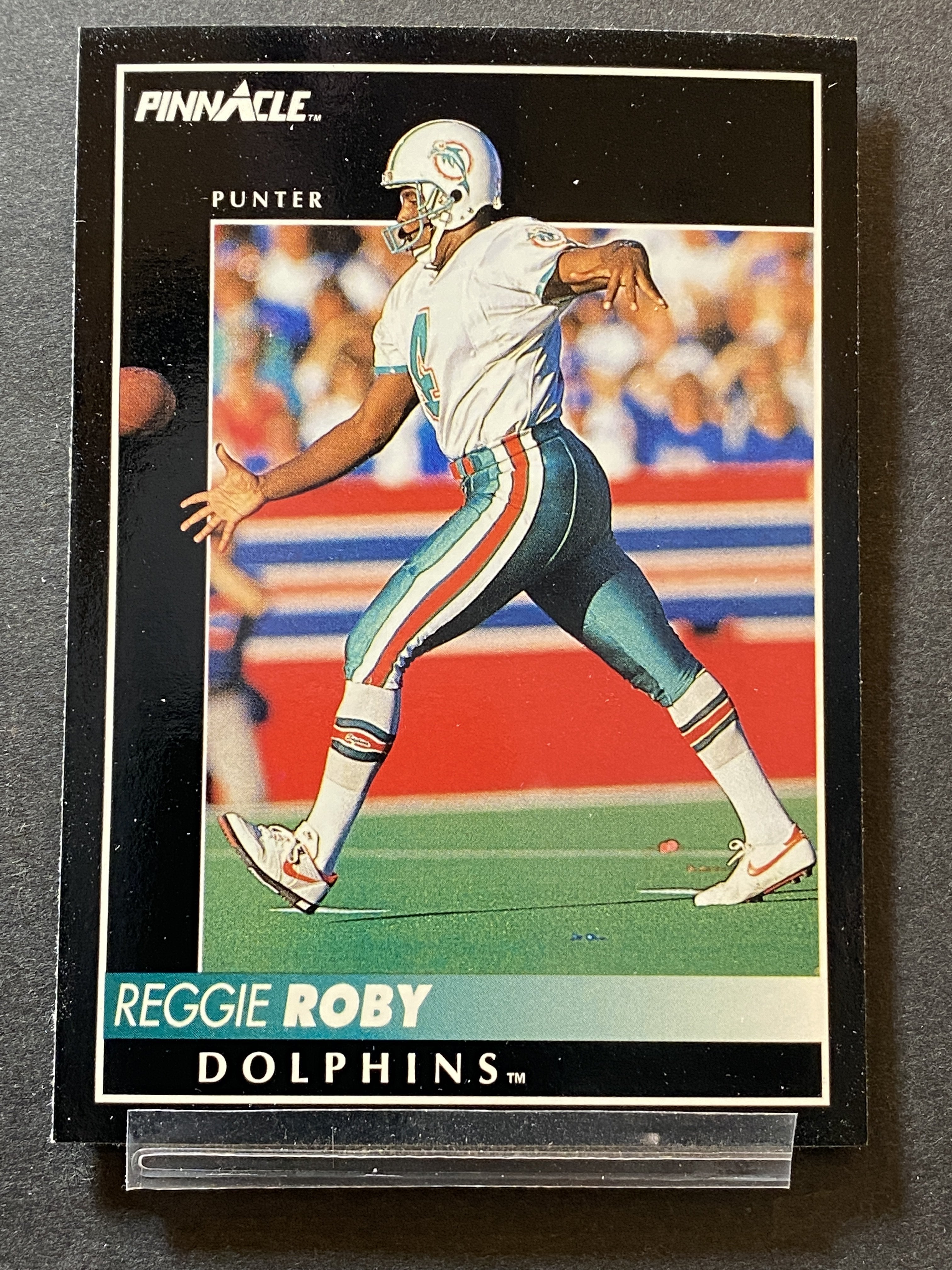 Reggie Roby Pinnacle Football Card