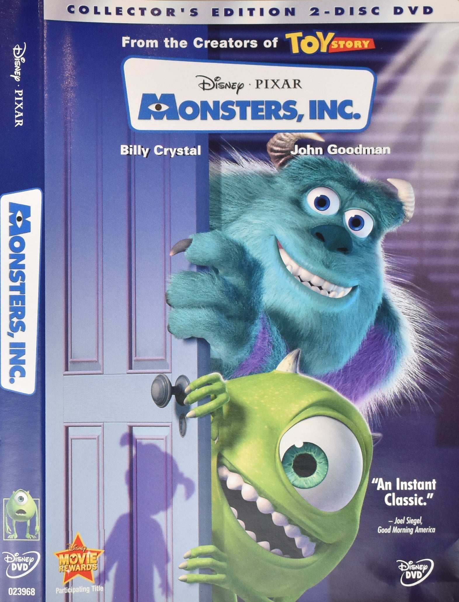 Monsters Inc Dvd Movie Used Disney