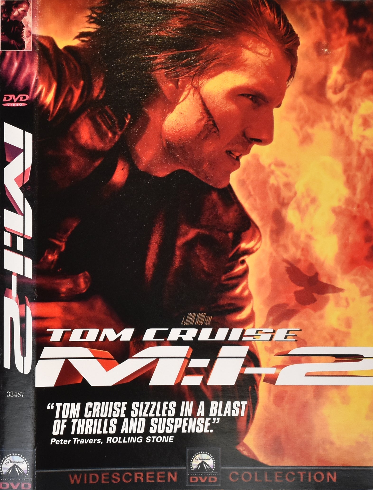Mission Impossible 2 Tom Cruise Dvd Movie Used