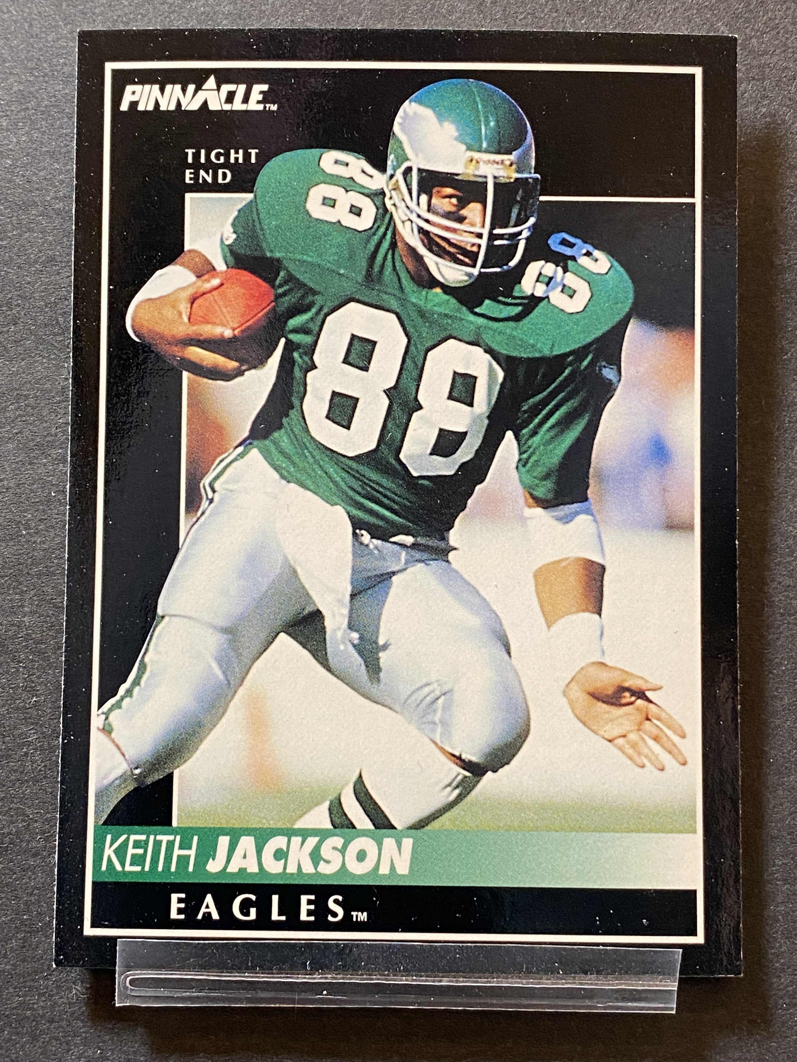 Keith Jackson Pinnacle Football Card Philadelphia Eagles