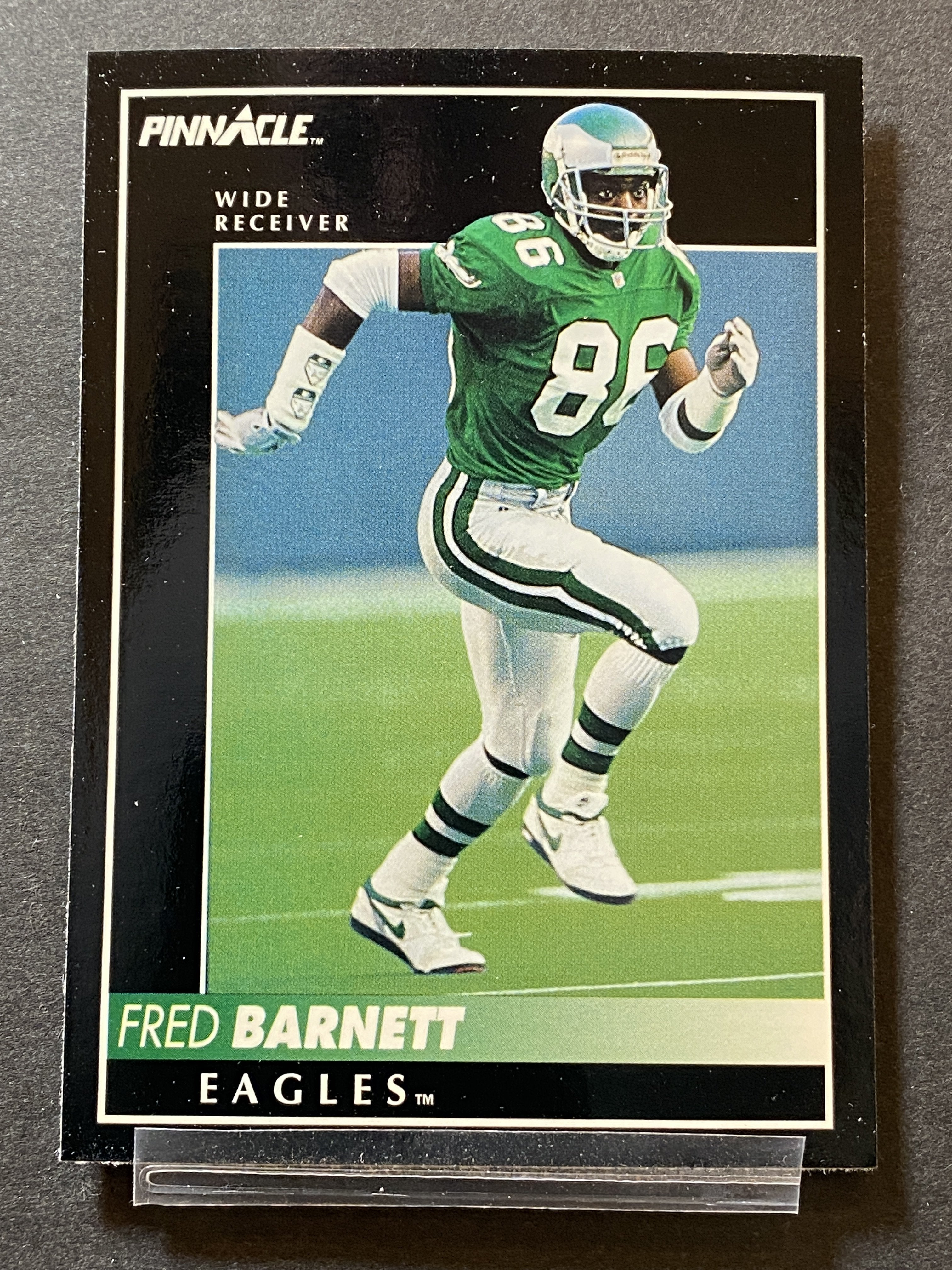 Fred Barnett Pinnacle Football Card Philadelphia Eagles