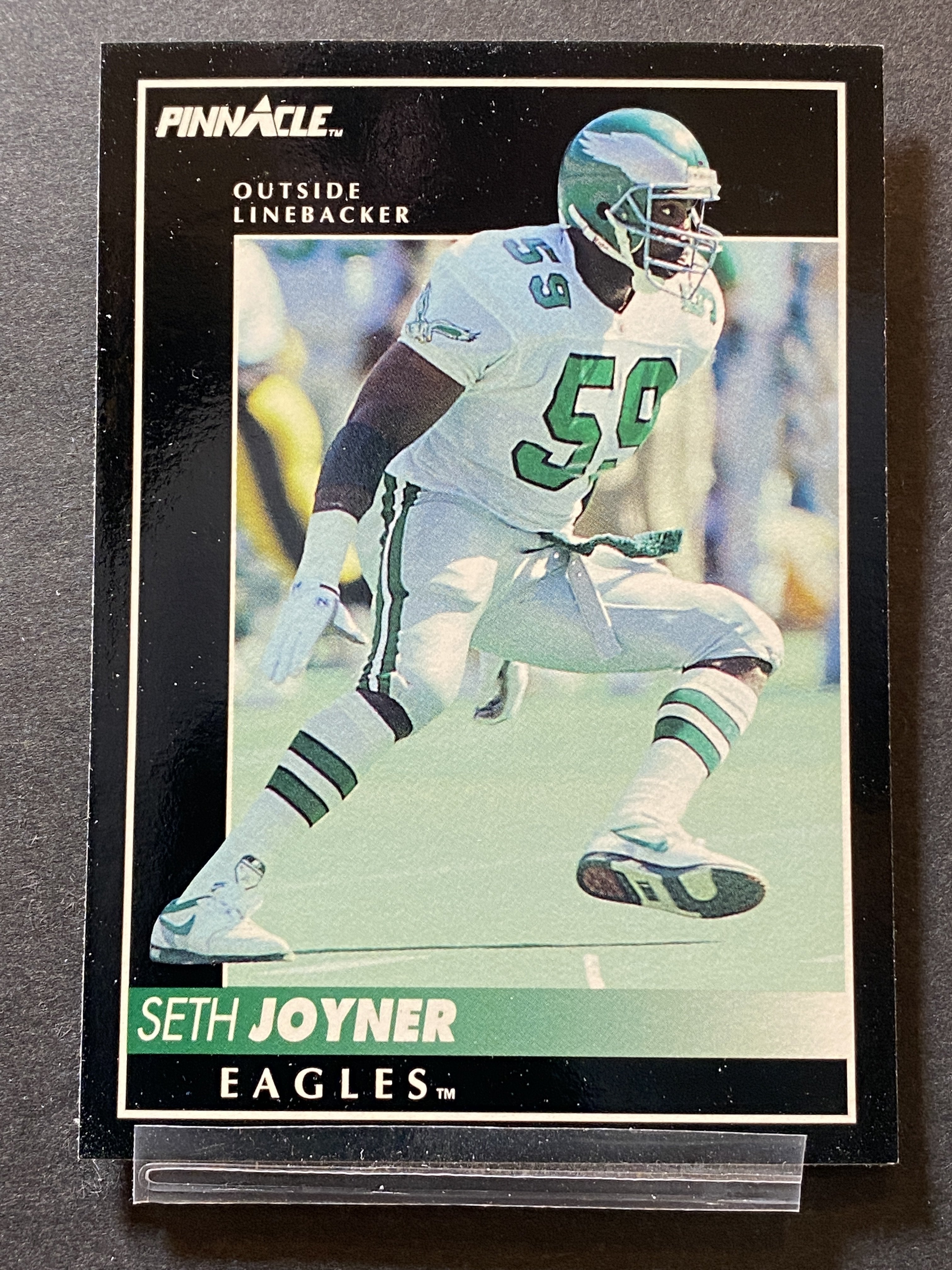 Seth Joyner Pinnacle Football Card Philadelphia Eagles