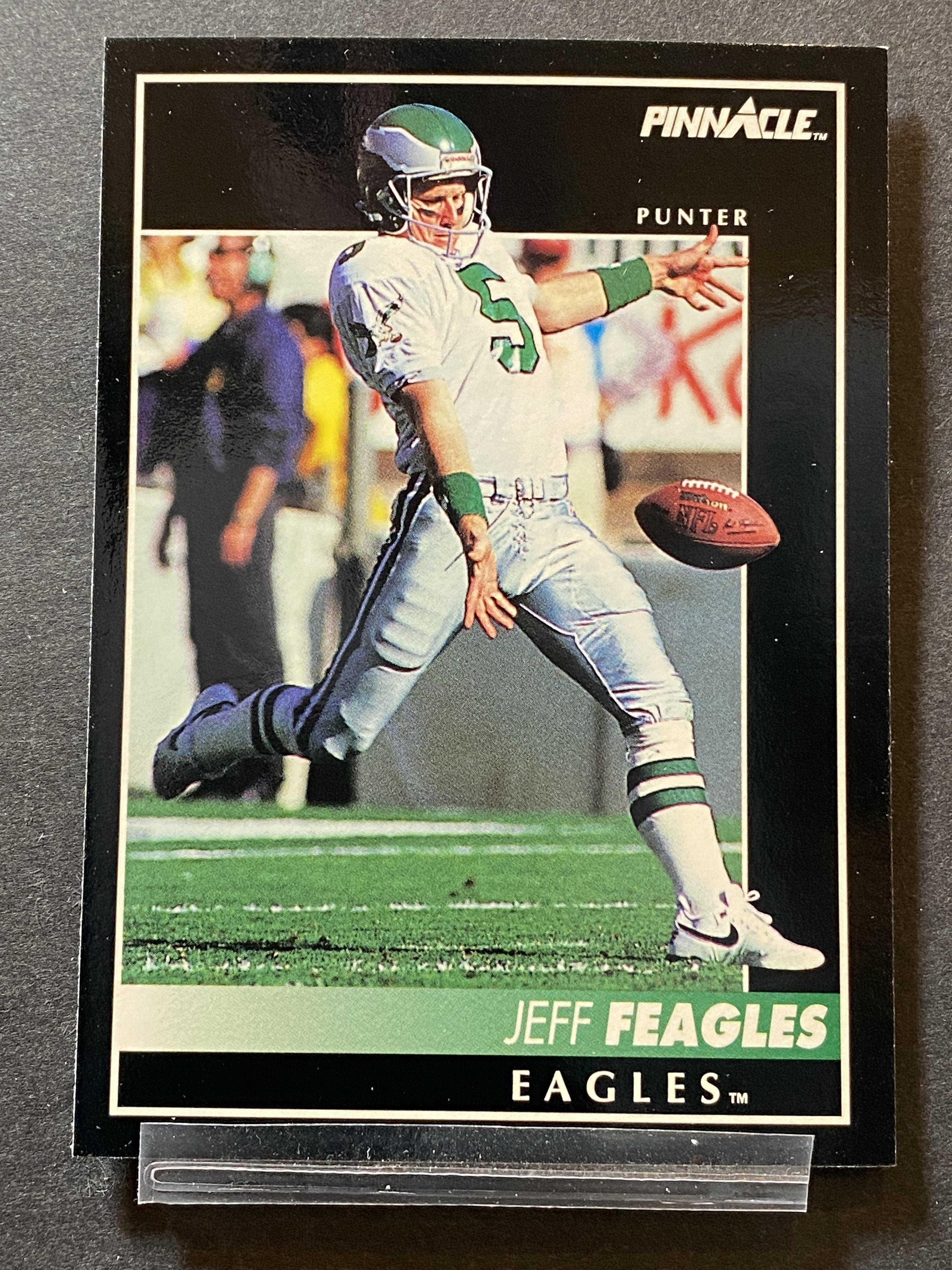 Jeff Feagles Pinnacle Football Card Philadelphia Eagles