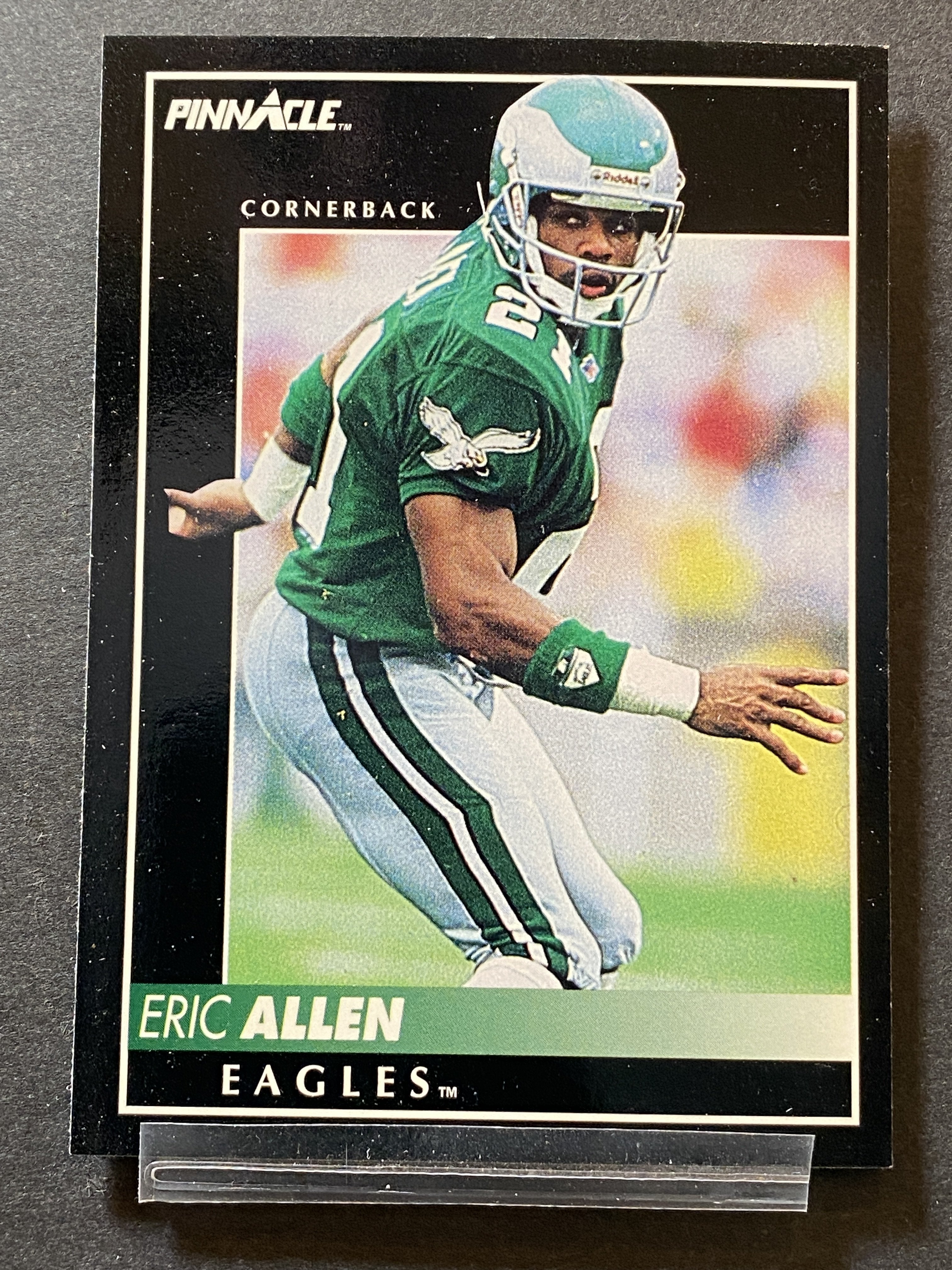 Eric Allen Pinnacle Football Card Philadelphia Eagles