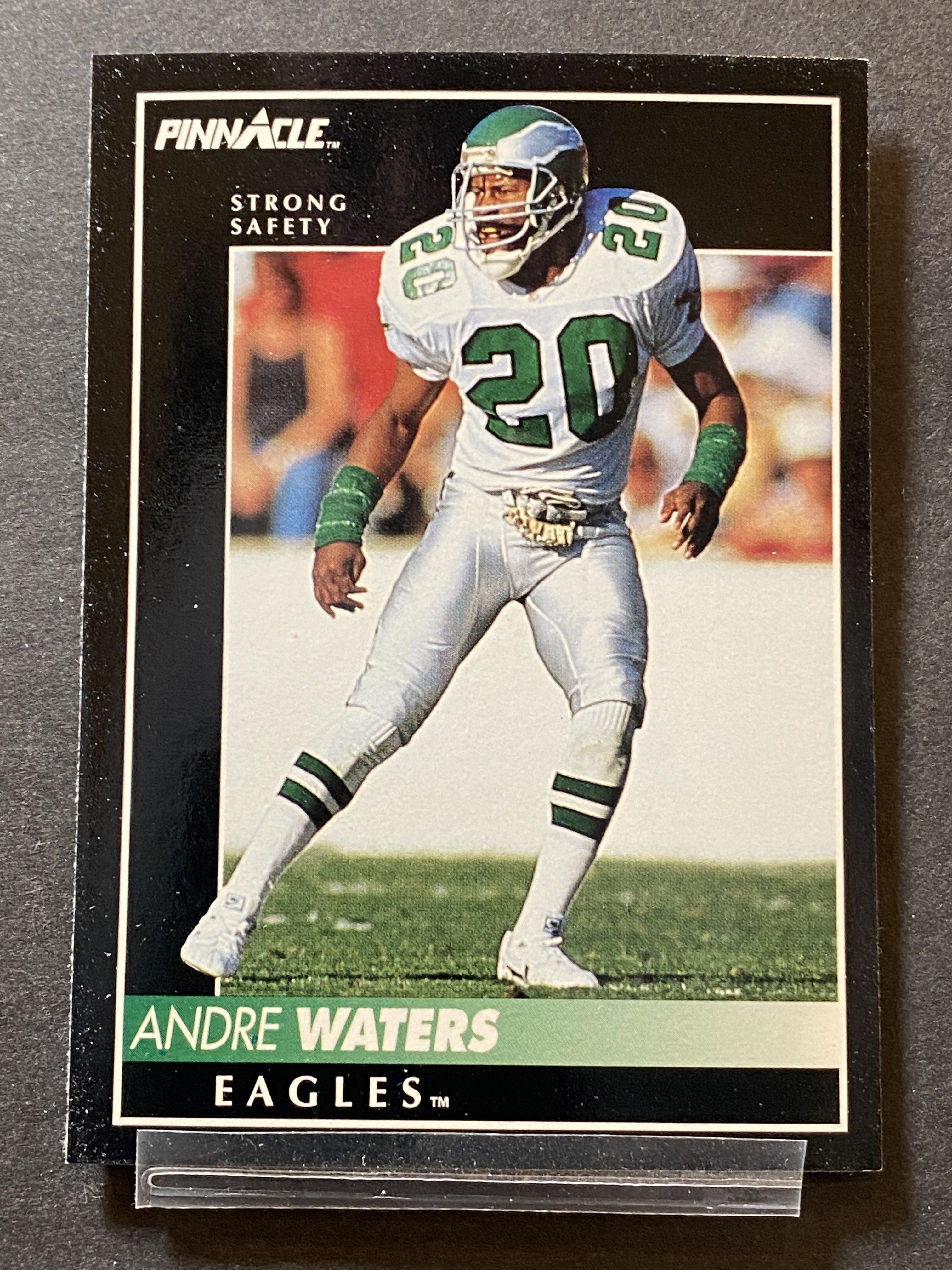 Andre Waters Pinnacle Football Card Philadelphia Eagles