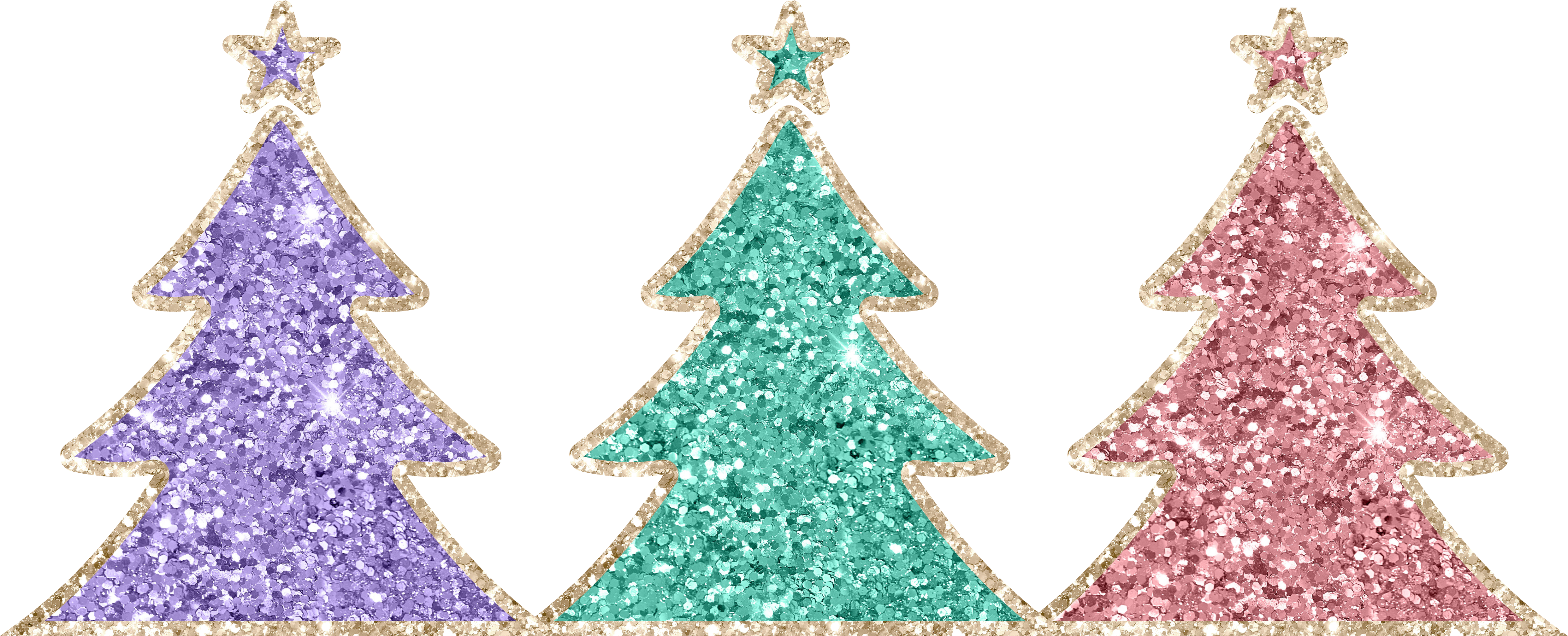 Glitter Trees