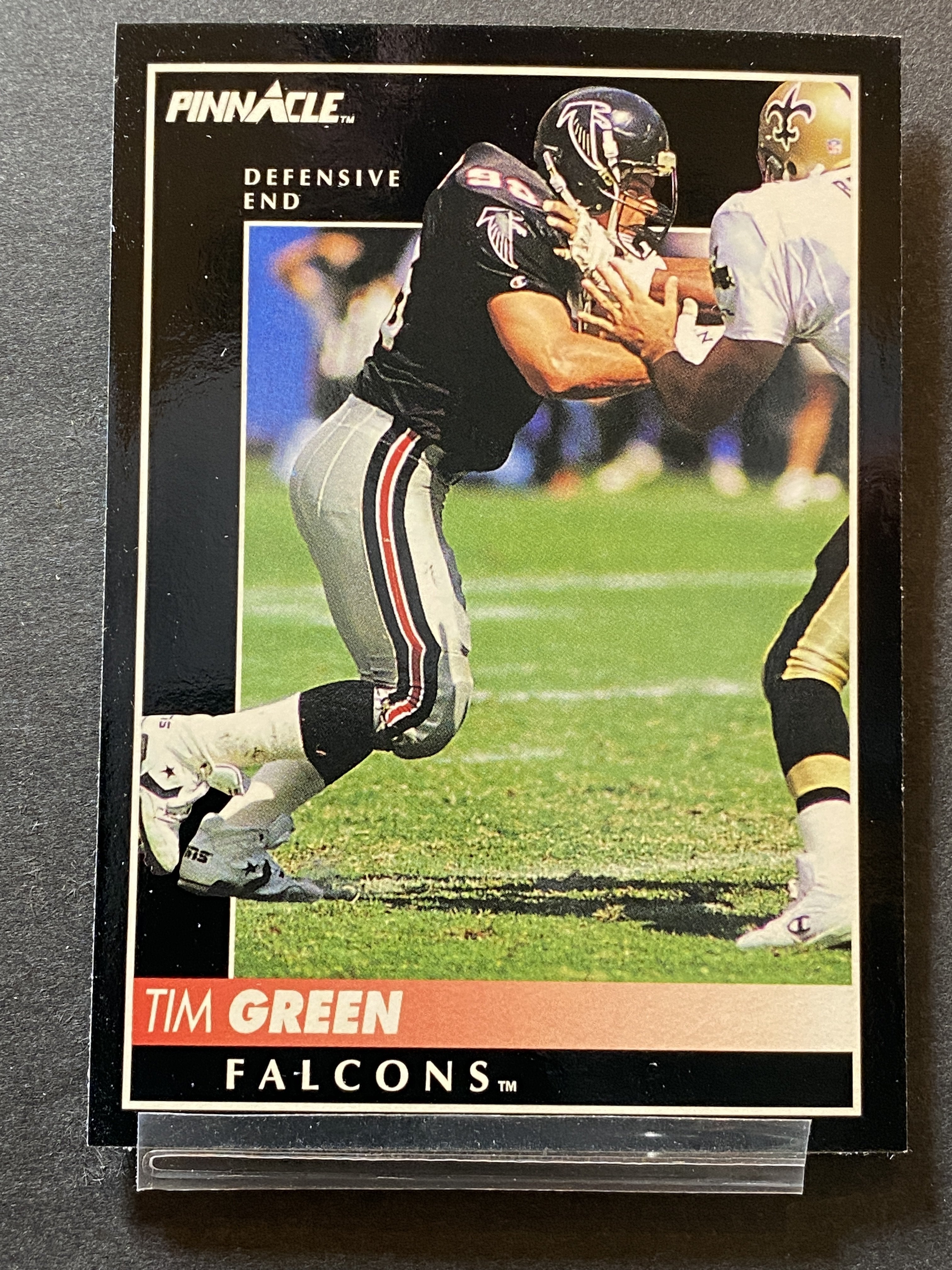 Tim Green Pinnacle Football Card Atlanta Falcons