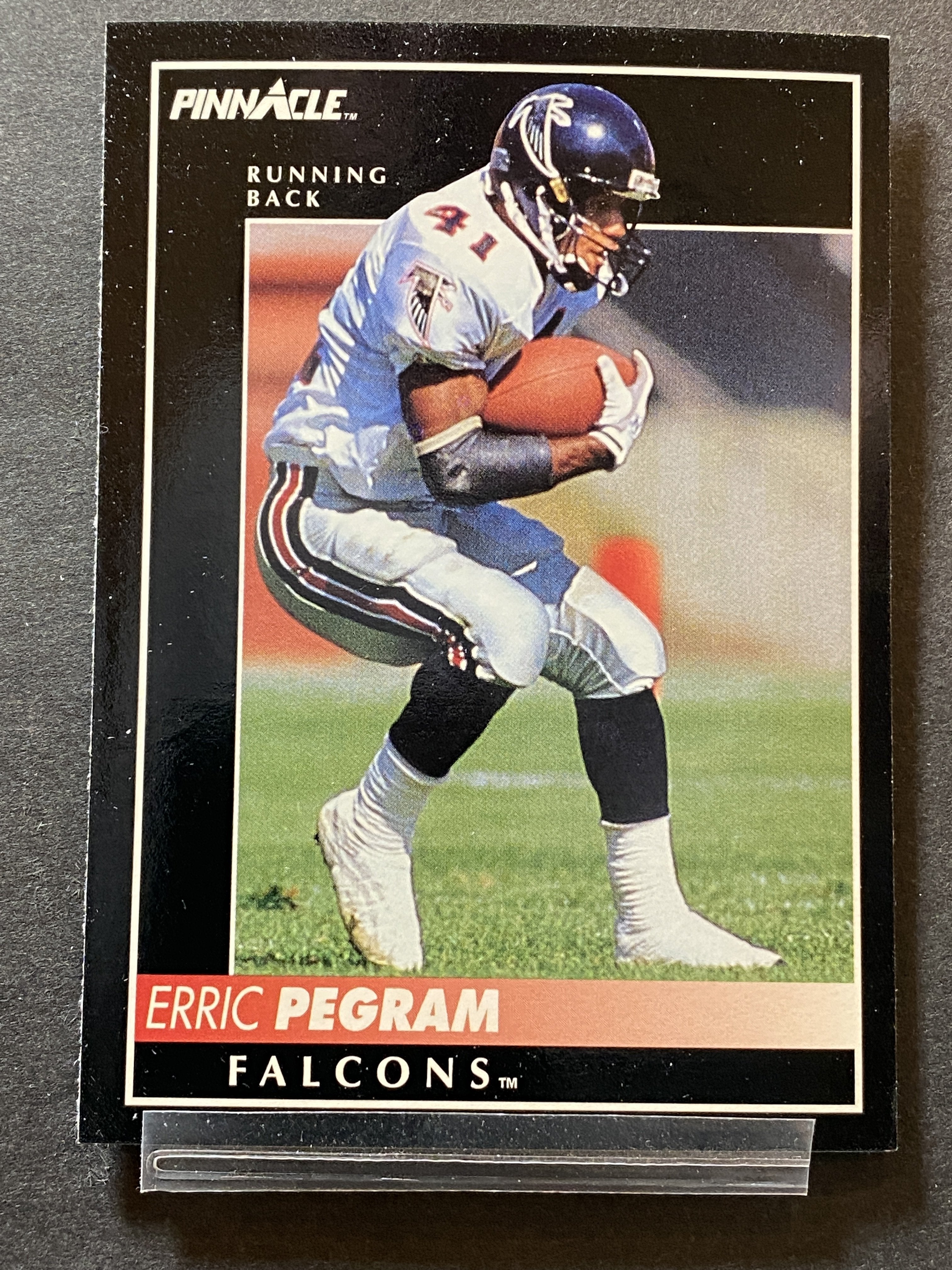 Erric Pegram Pinnacle Football Card Atlanta Falcons
