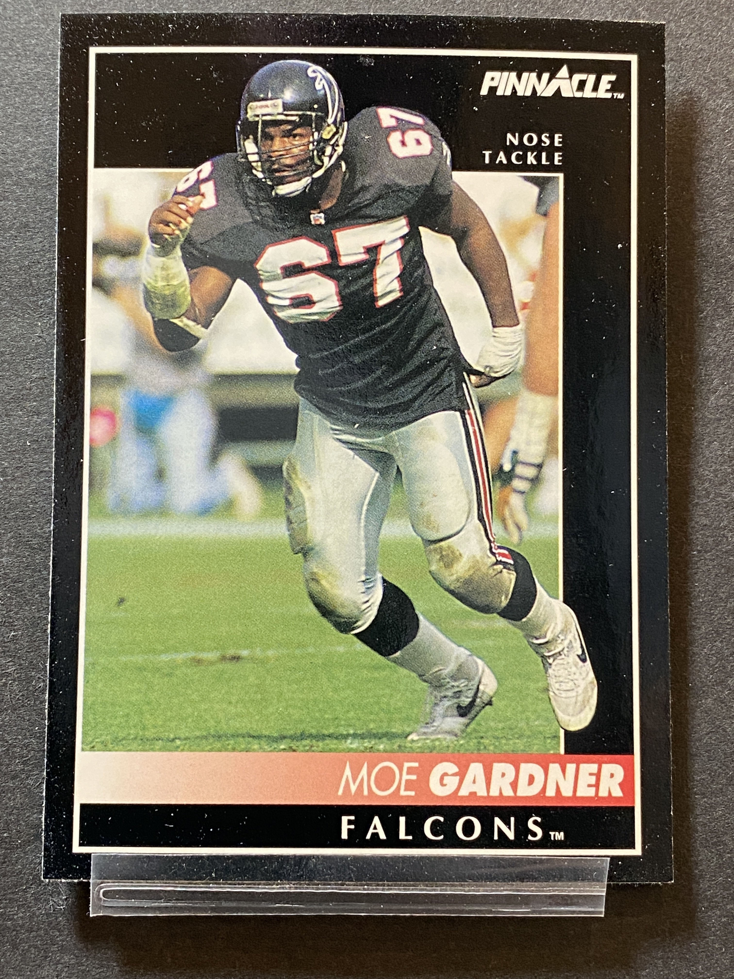 Moe Gardner Pinnacle Football Card Atlanta Falcons