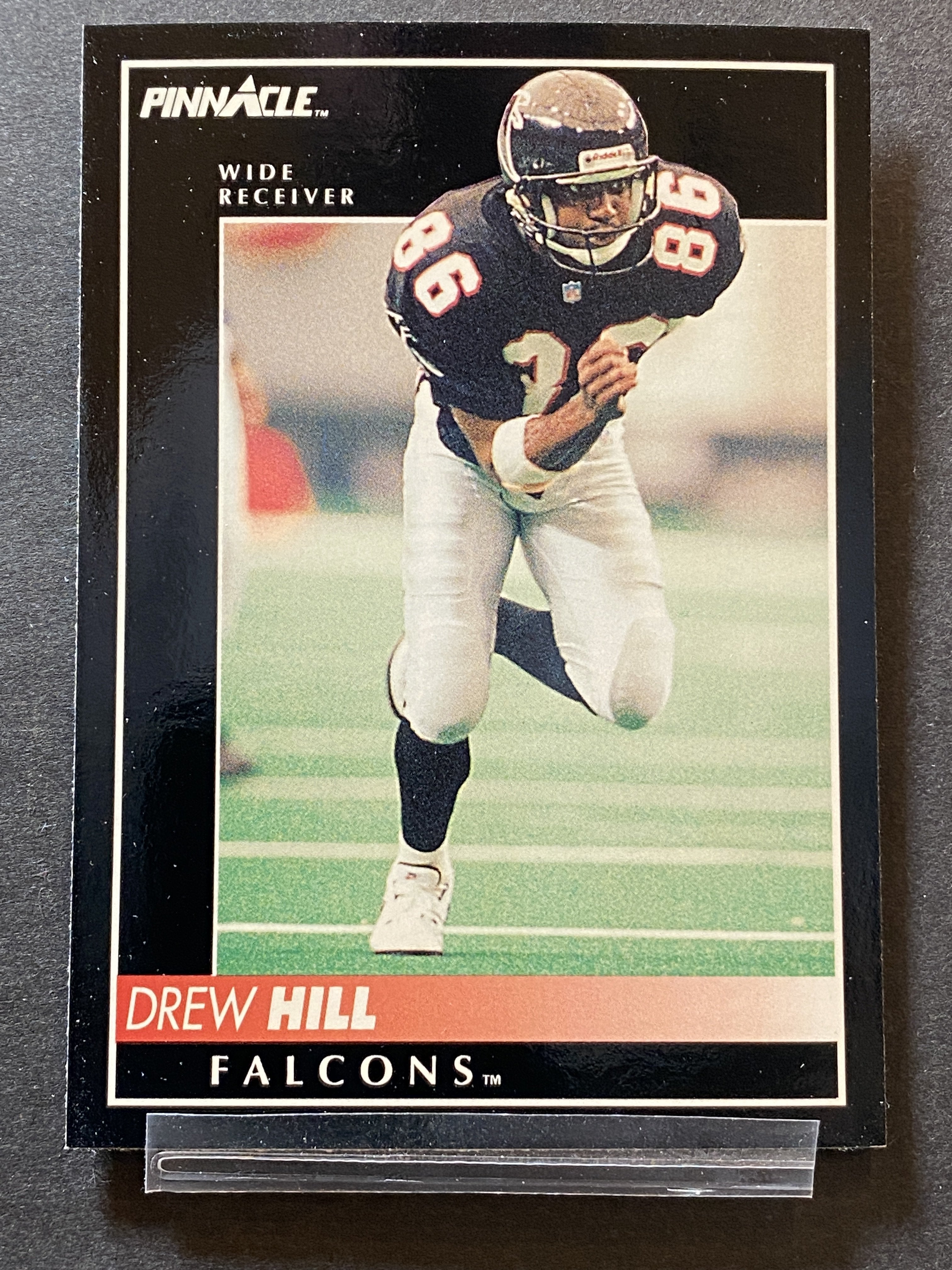 Drew Hill Pinnacle Football Card Atlanta Falcons