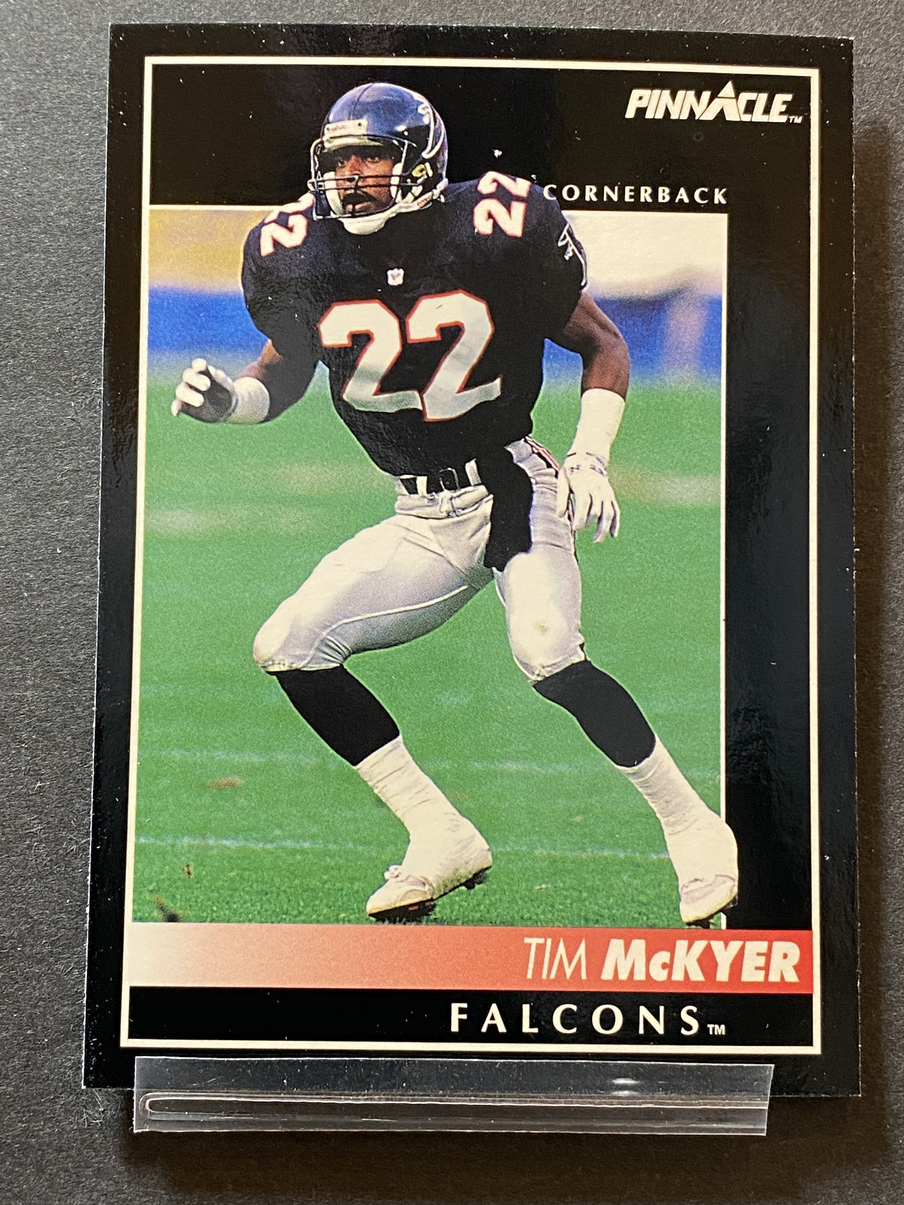 Tim Mckyer Pinnacle Football Card Atlanta Falcons
