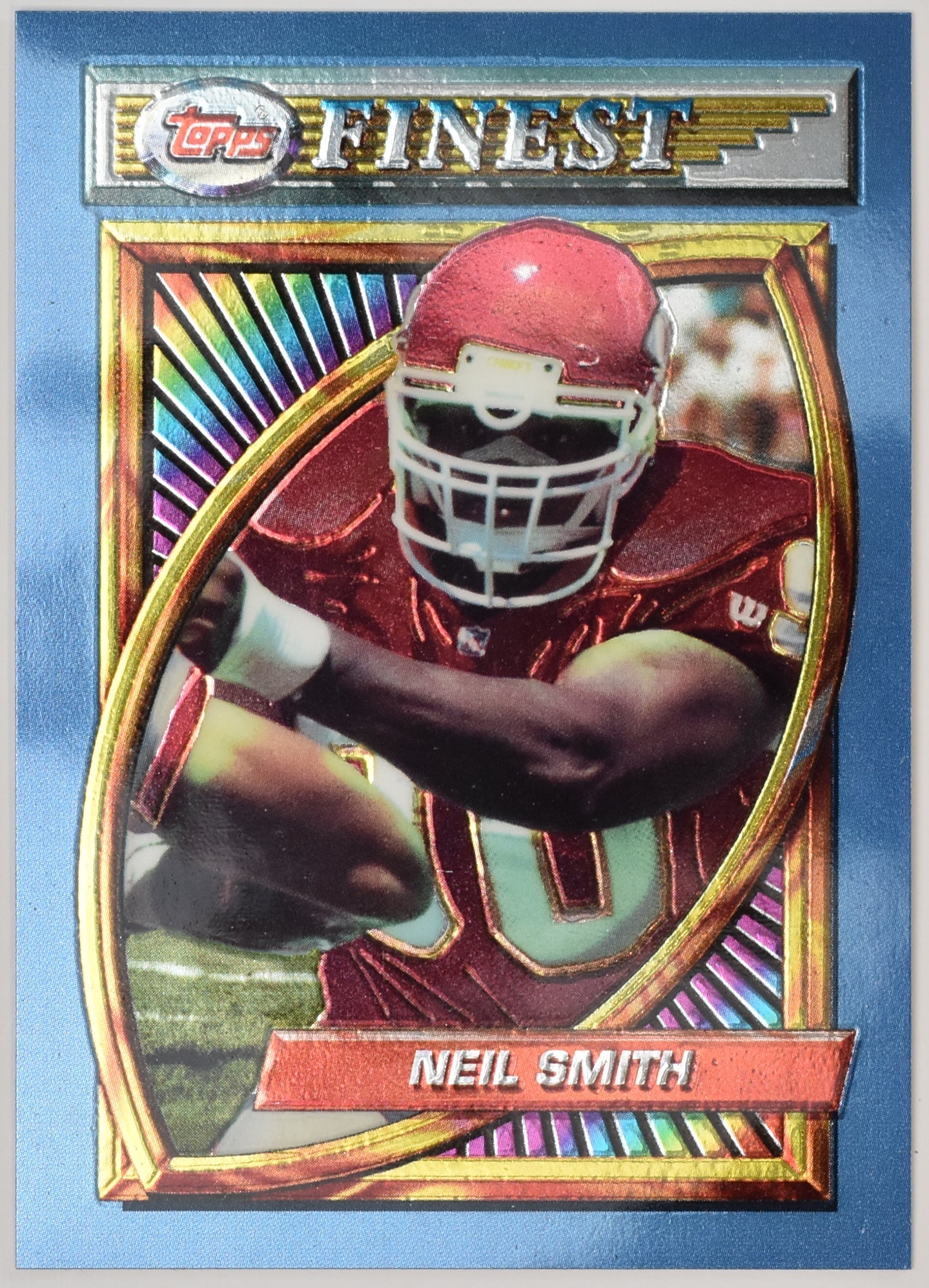 Neil Smith Topps Finest 17 1994 Football Card Kansas City Chiefs