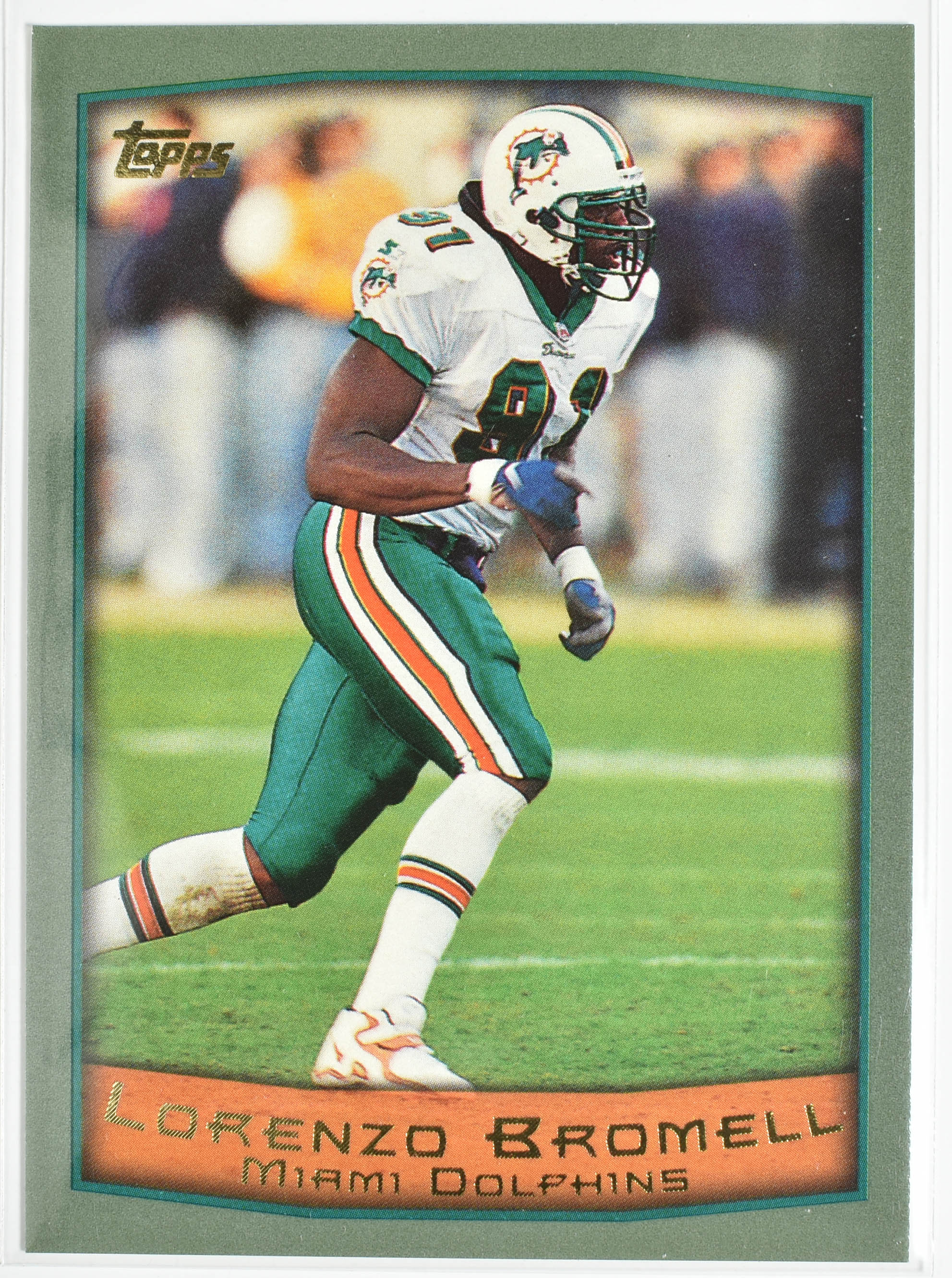 Lorenzo Bromell 94 Topps 1999 Miami Dolphins