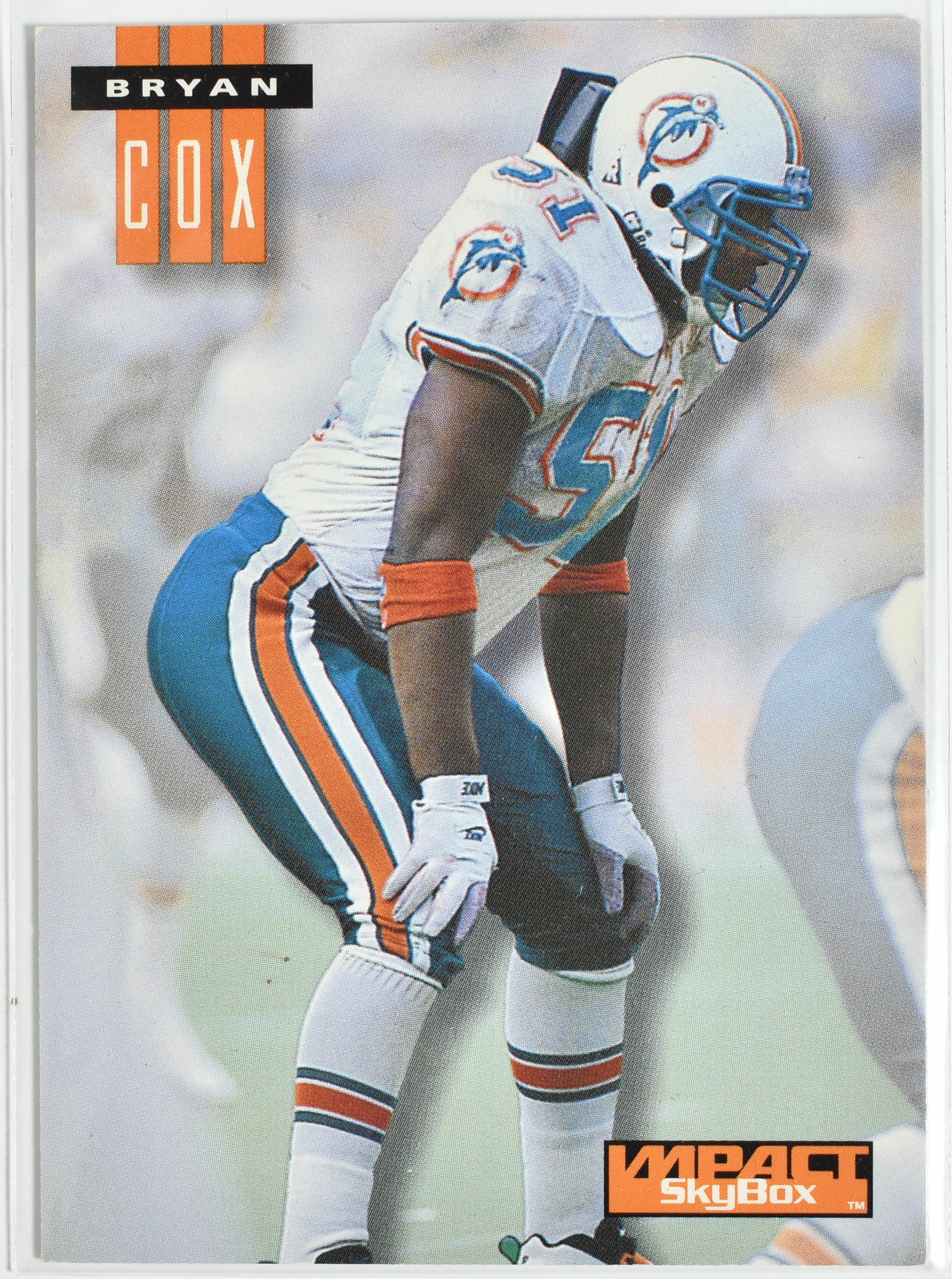 Bryan Cox 145 Impact Sky Box 1994 Miami Dolphins
