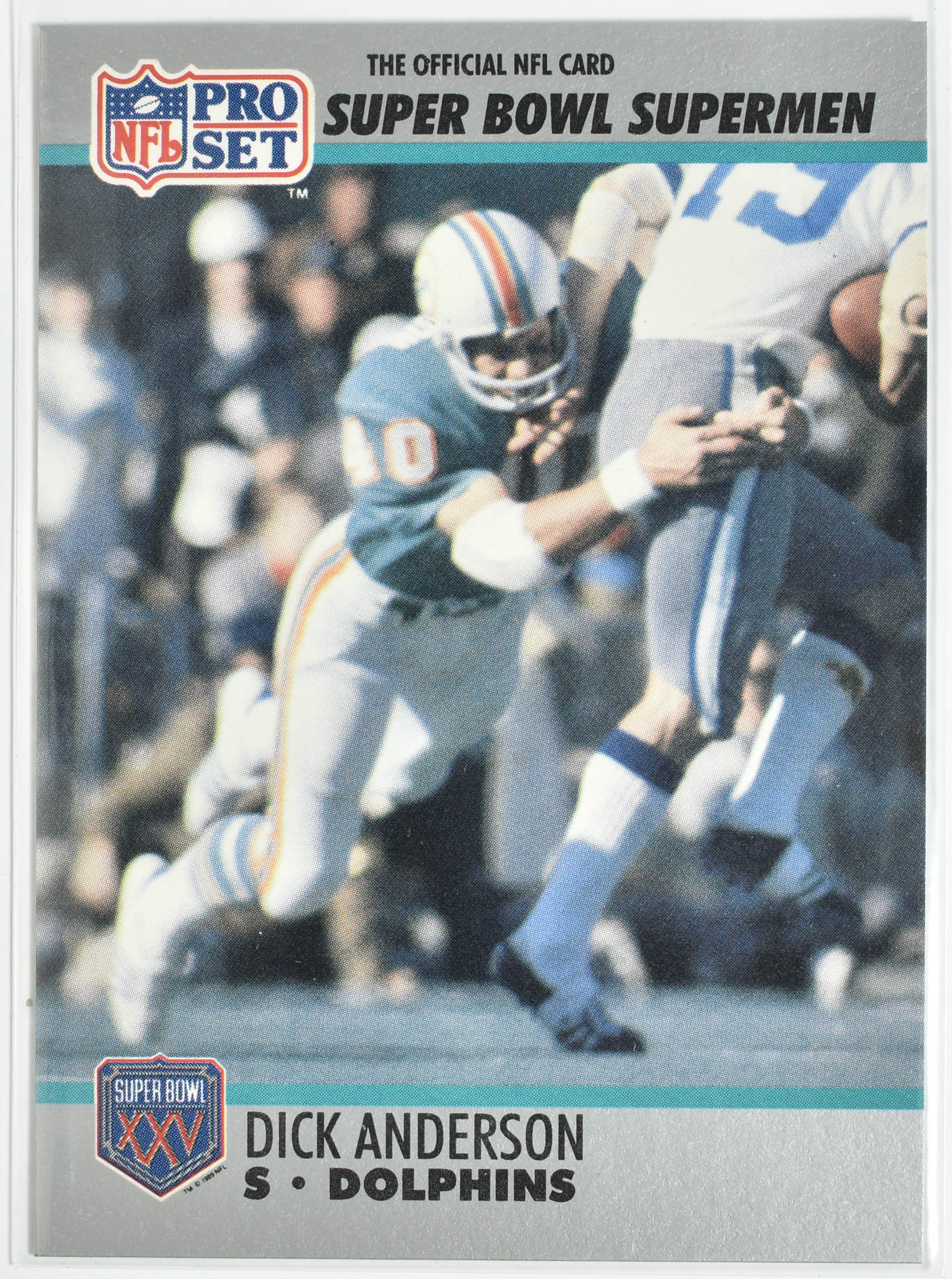 Dick Anderson Pro Set 108 1990 Miami Dolphins