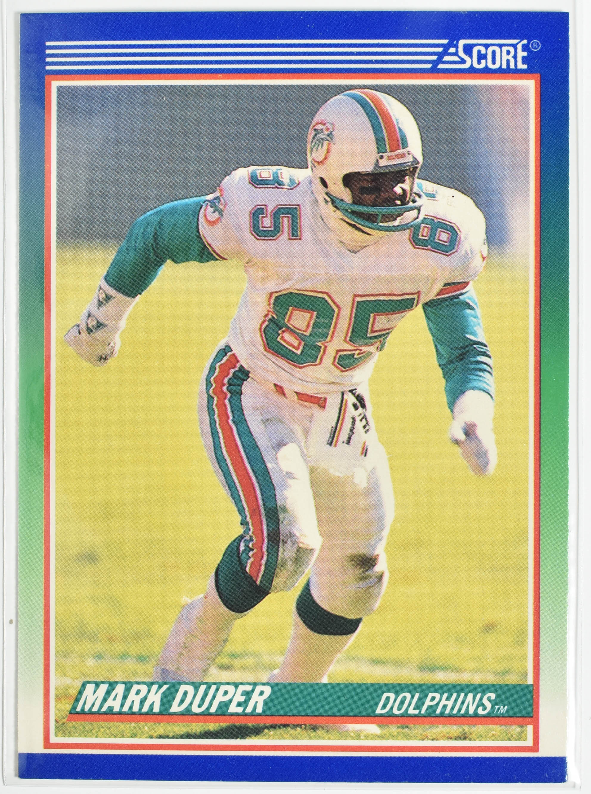 Mark Duper 401 Score 1990 Miami Dolphins