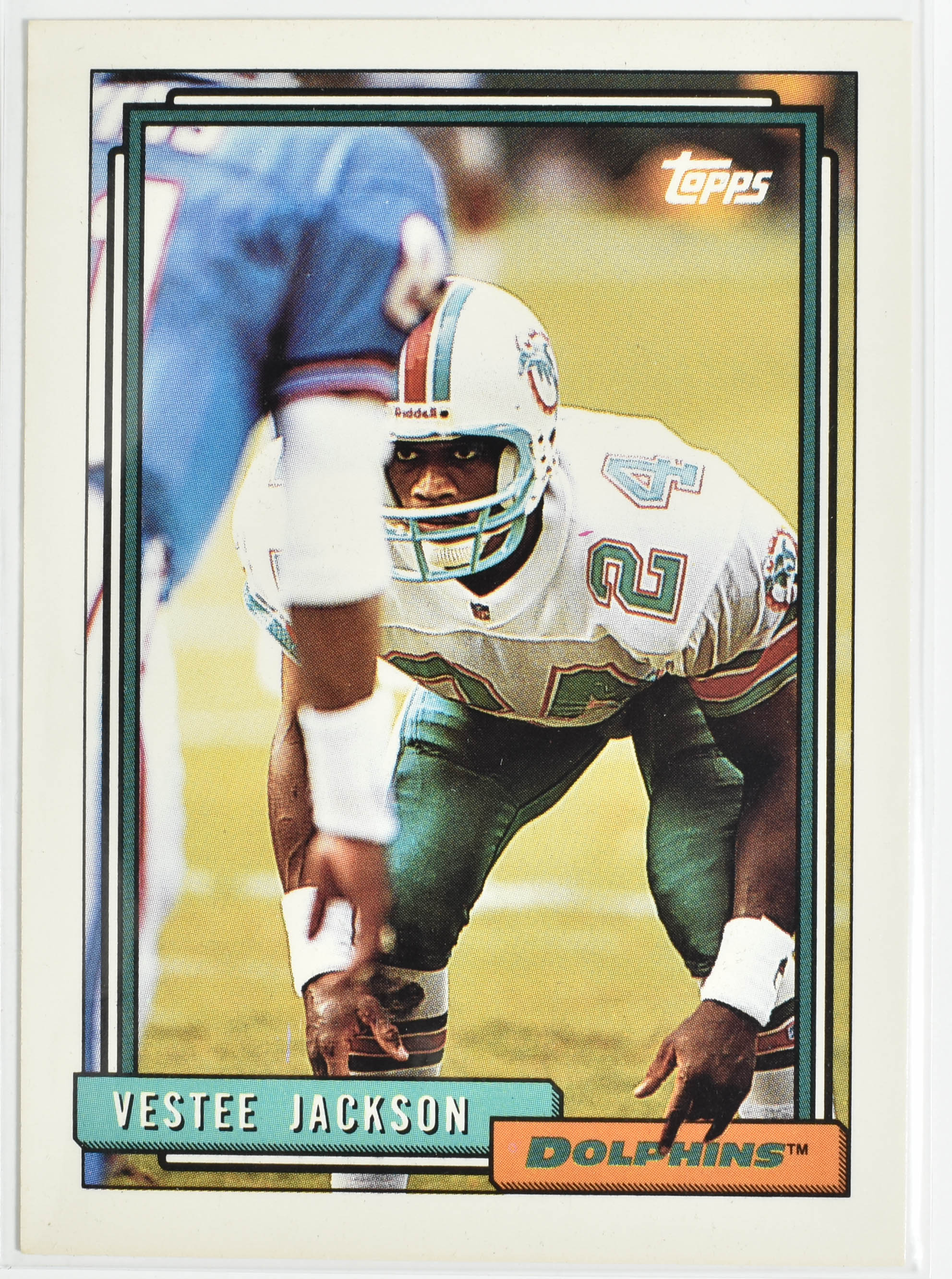 Vestee Jackson 94 Topps 1992 Miami Dolphins