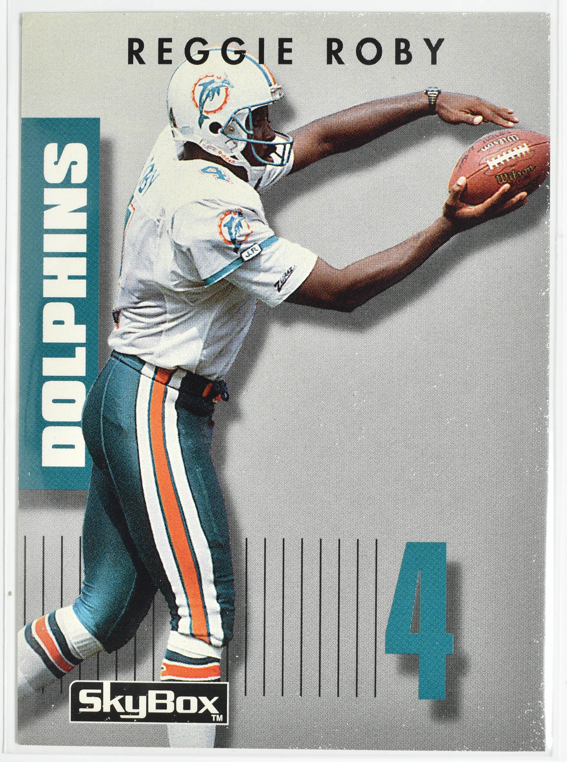 Reggie Roby 004 Sky Box 1992 Miami Dolphins
