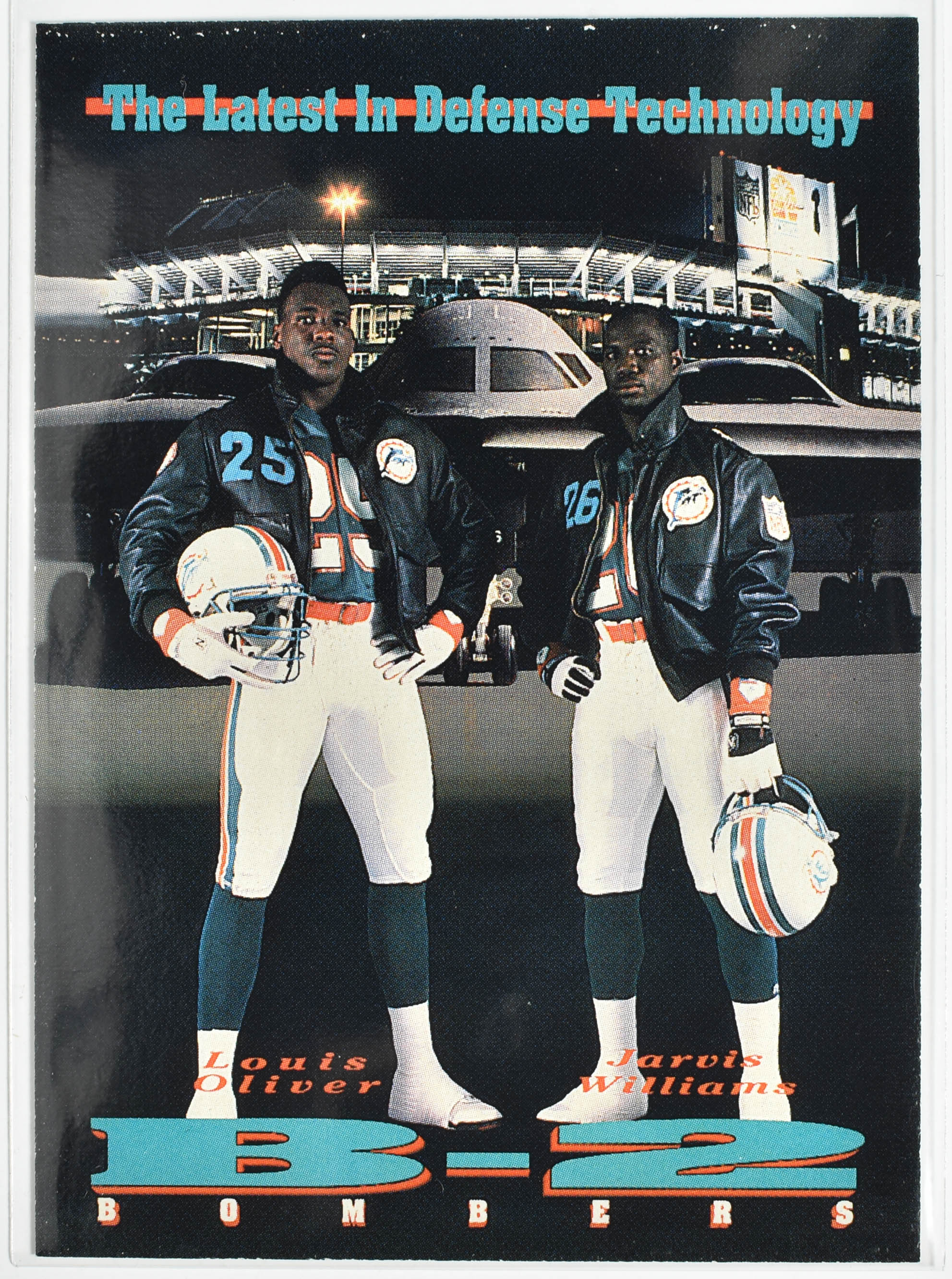 Jarvis Williams Louis Oliver 331 Prime time 1990 Miami Dolphins