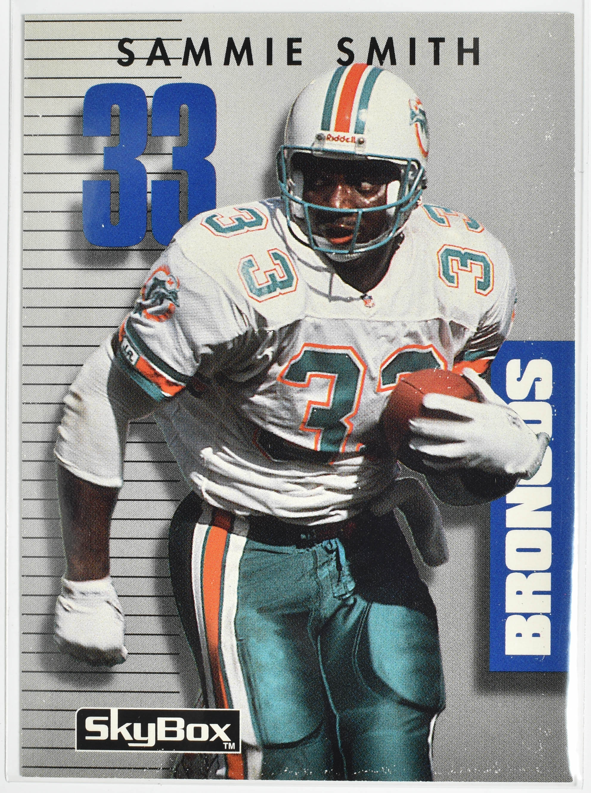 Sammie Smith Sky Box 326 1992 Miami Dolphins