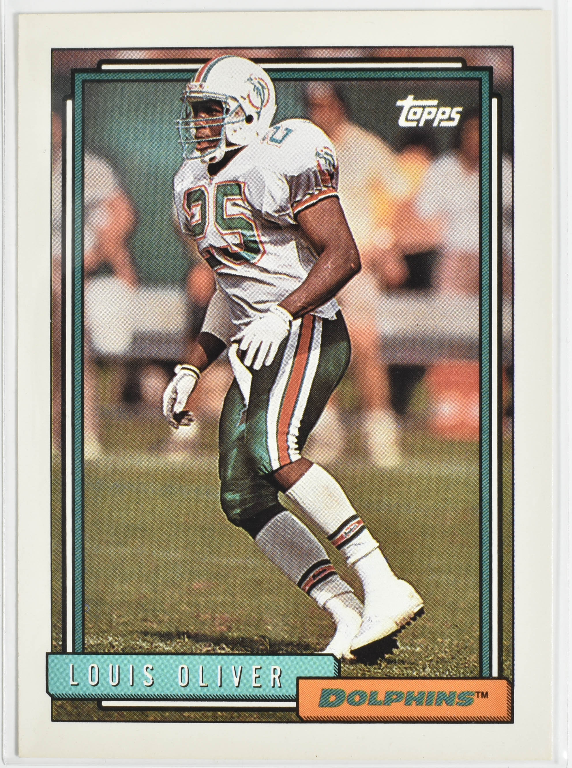 Louis Oliver 277 Topps 1992 Miami Dolphins