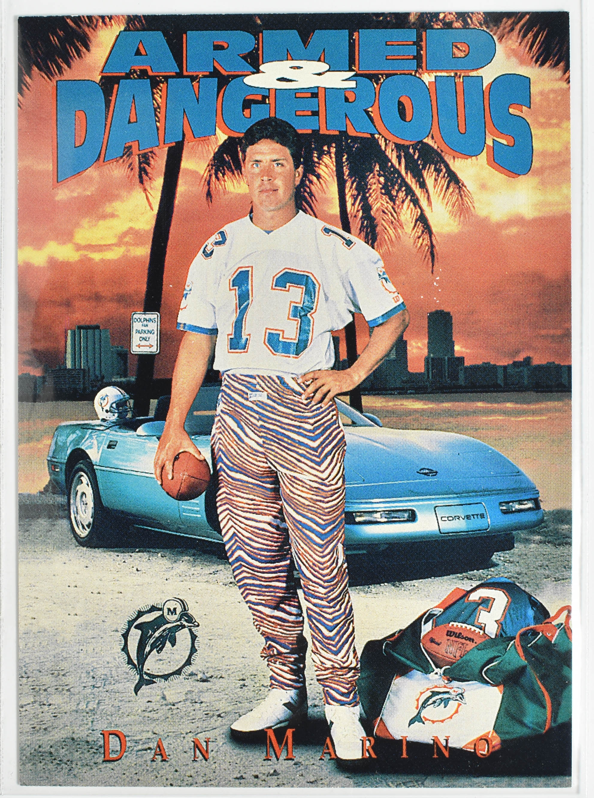 Dan Marino 272 Prime Time Skybox 1991 Miami Dolphins