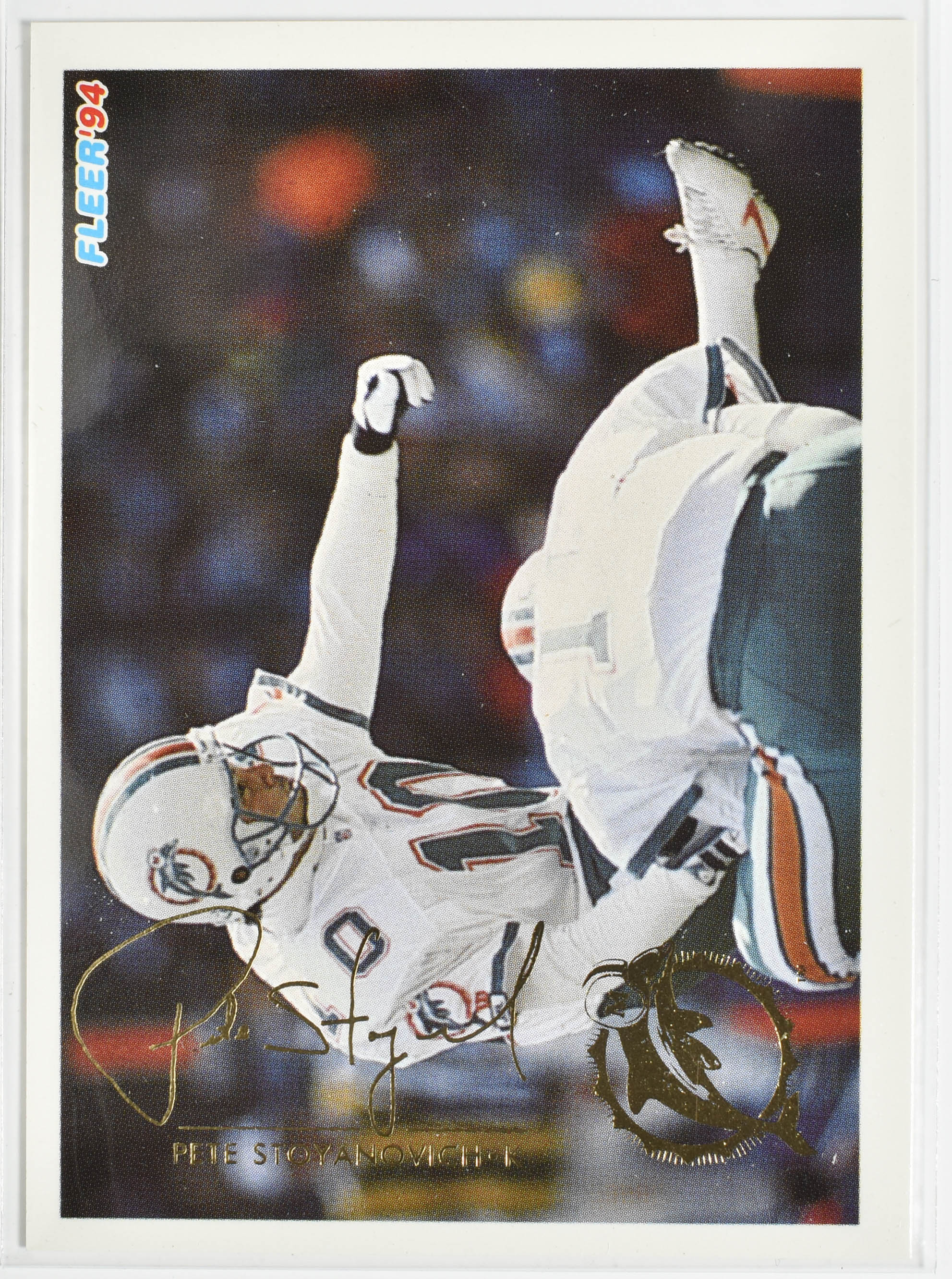 Pete Stoyanovich 284 Fleer 1994 Miami Dolphins