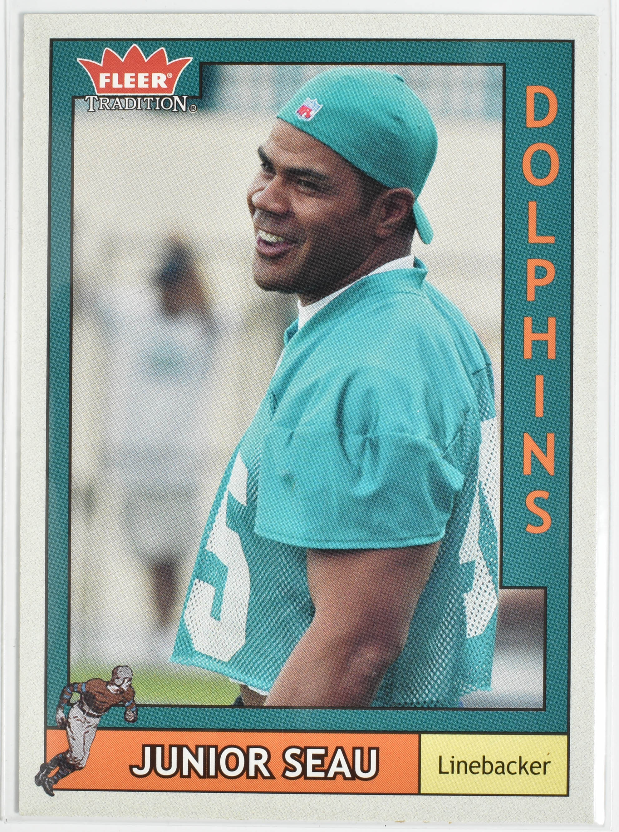 Junior Seau 71 Fleer 2003 Miami Dolphins
