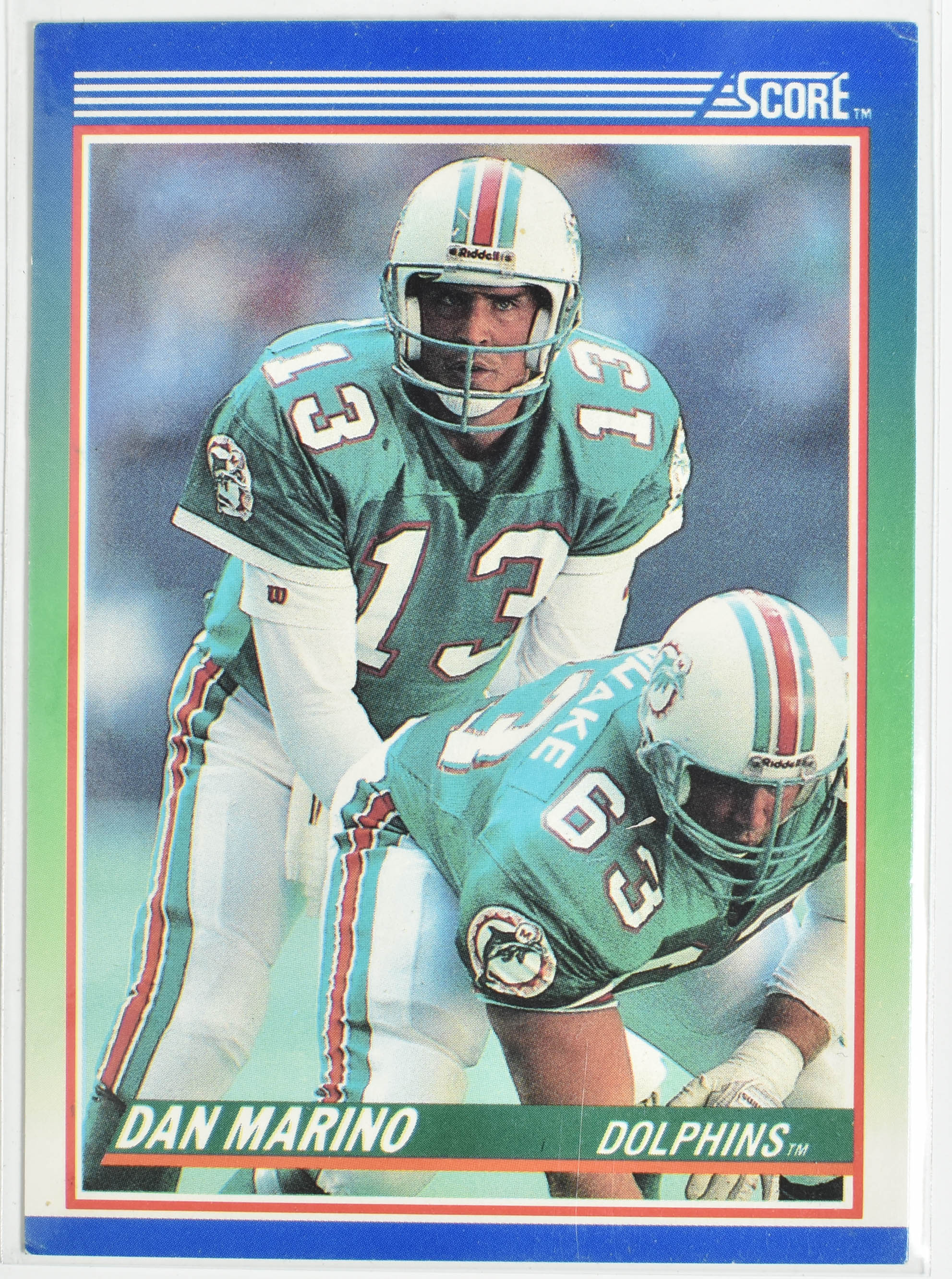 Dan Marino 13 Score 1990 Miami Dolphins