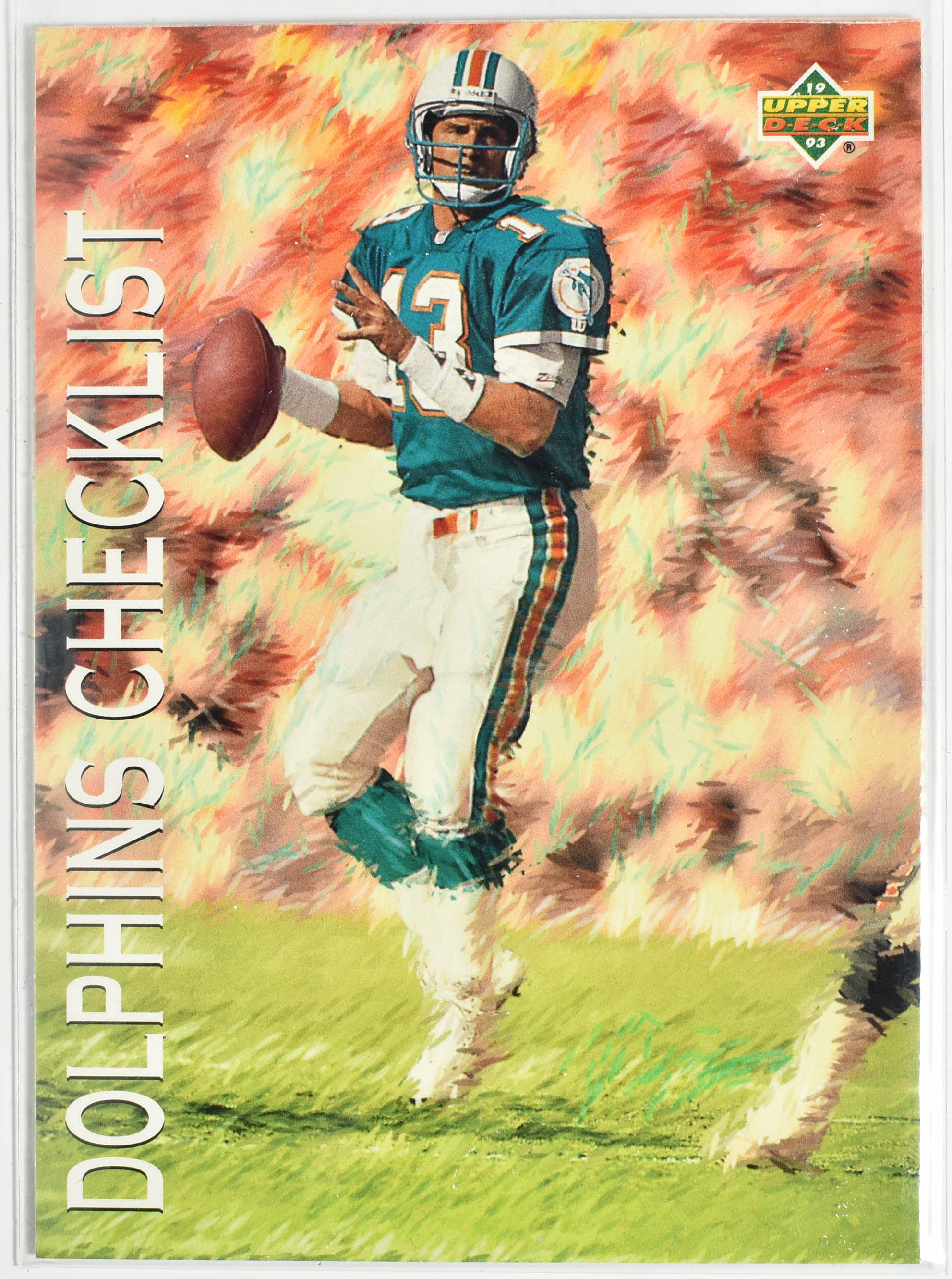 Dan Marino Checklist 74 Upper Deck 1993 Miami Dolphins