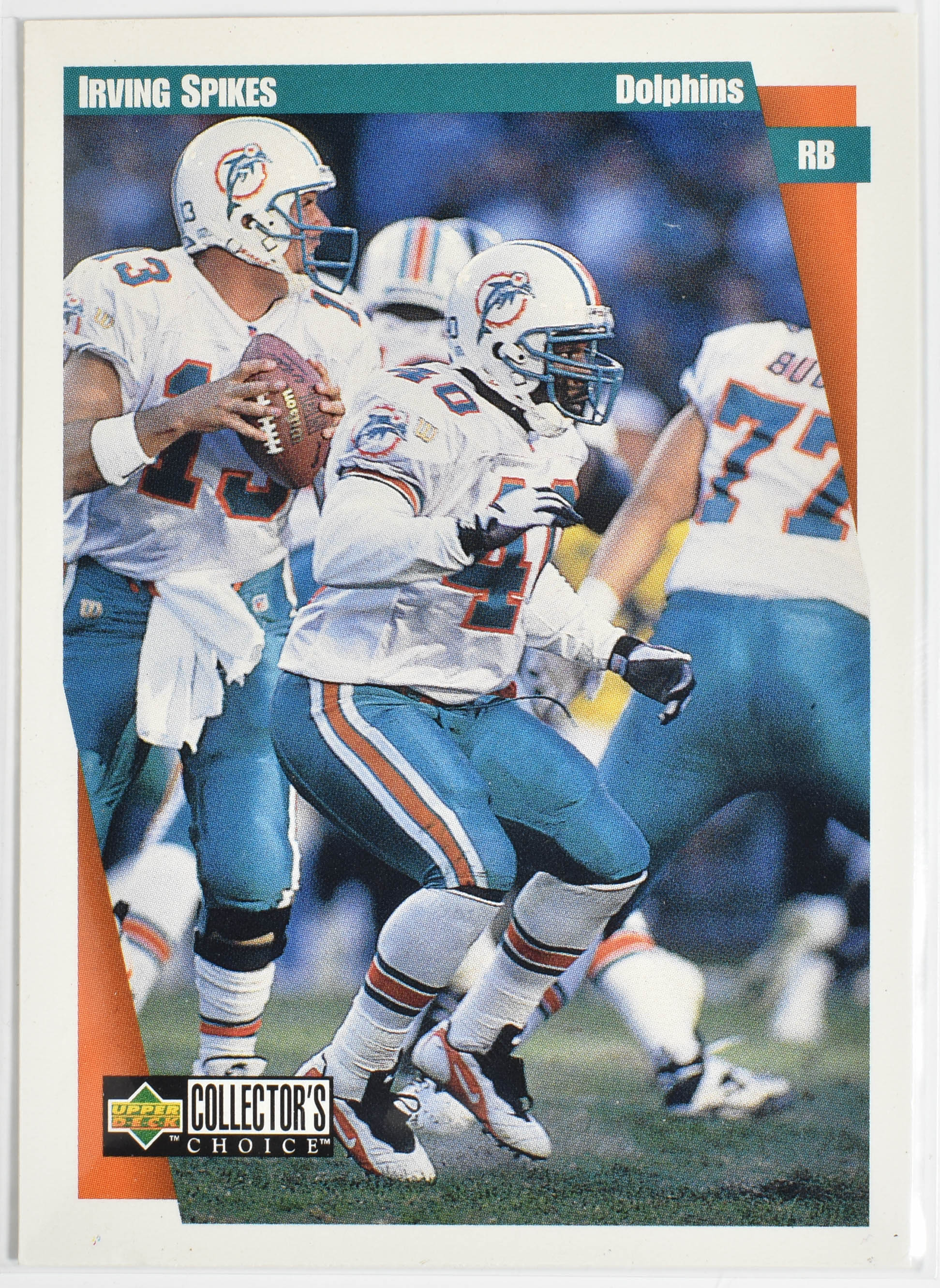 Irving Spikes 169 Upper Deck 1997 Miami Dolphins