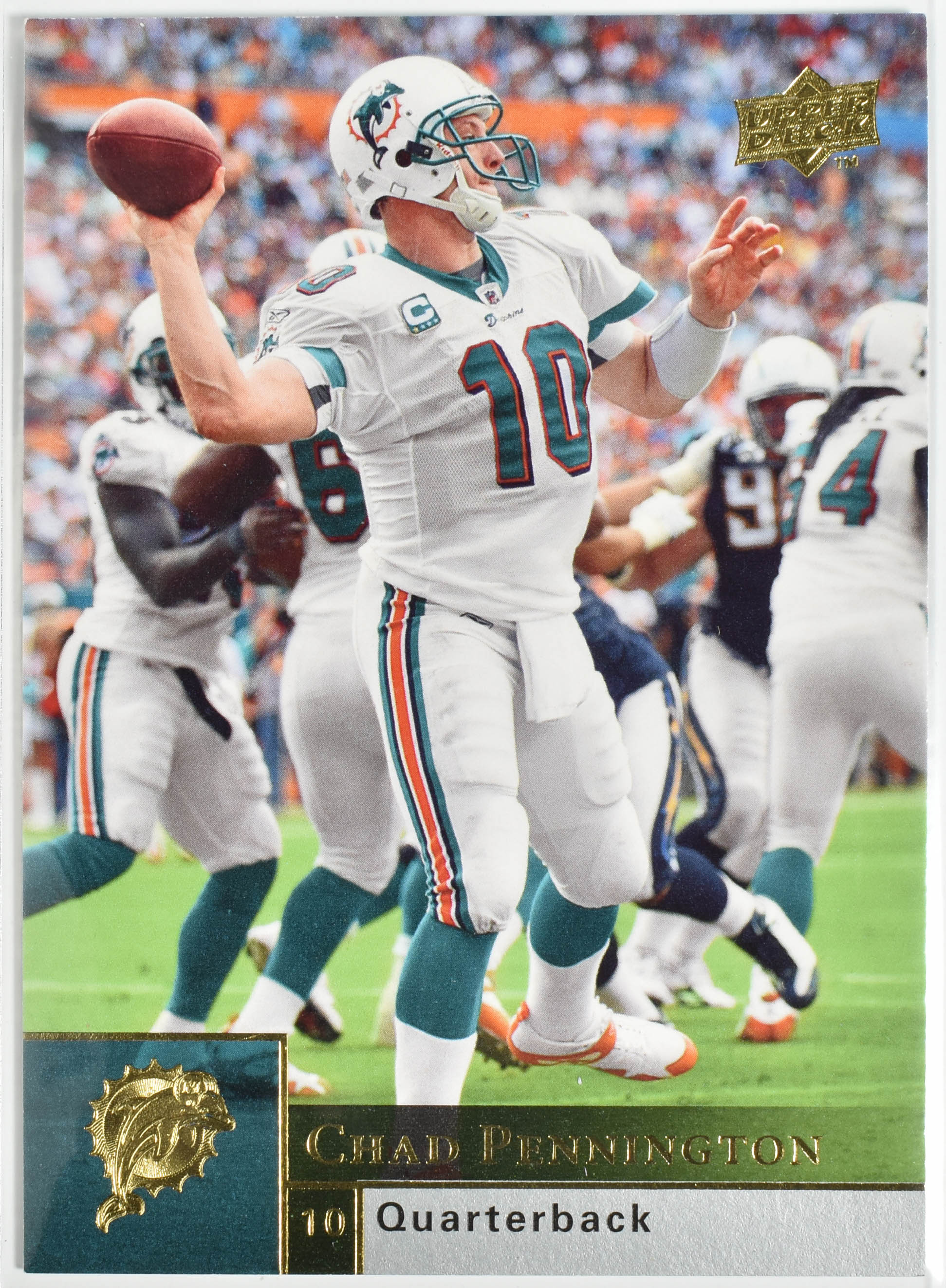 Chad Pennington 107 Upper Deck 2009 YACBP Miami Dolphins