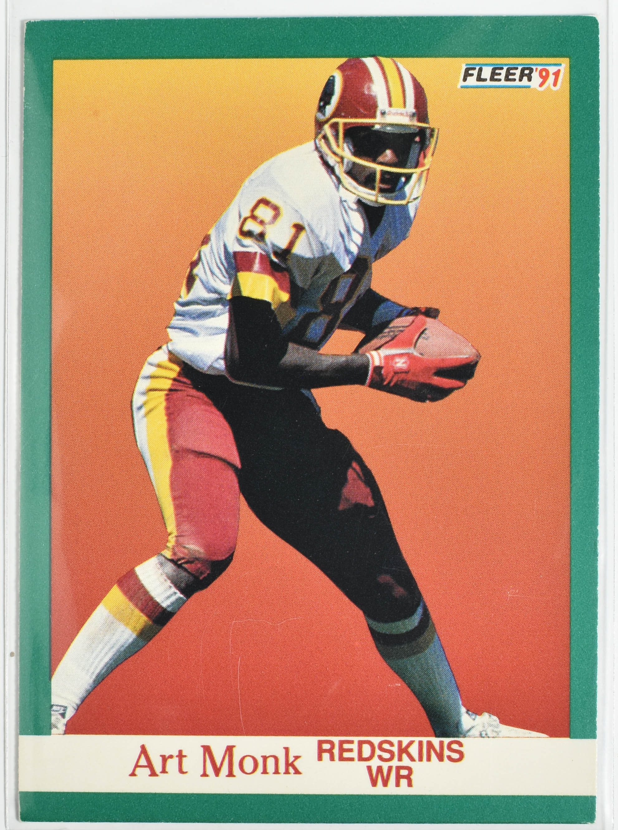 Art Monk 391 Fleer 1991 Washington Football Team