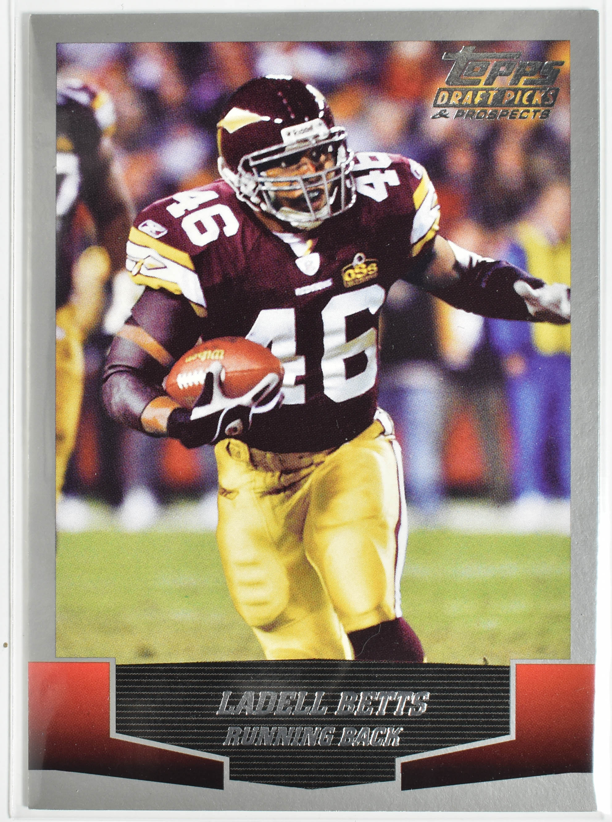 Ladell Betts 67 Topps 2004 Draft Picks Washington Football Team