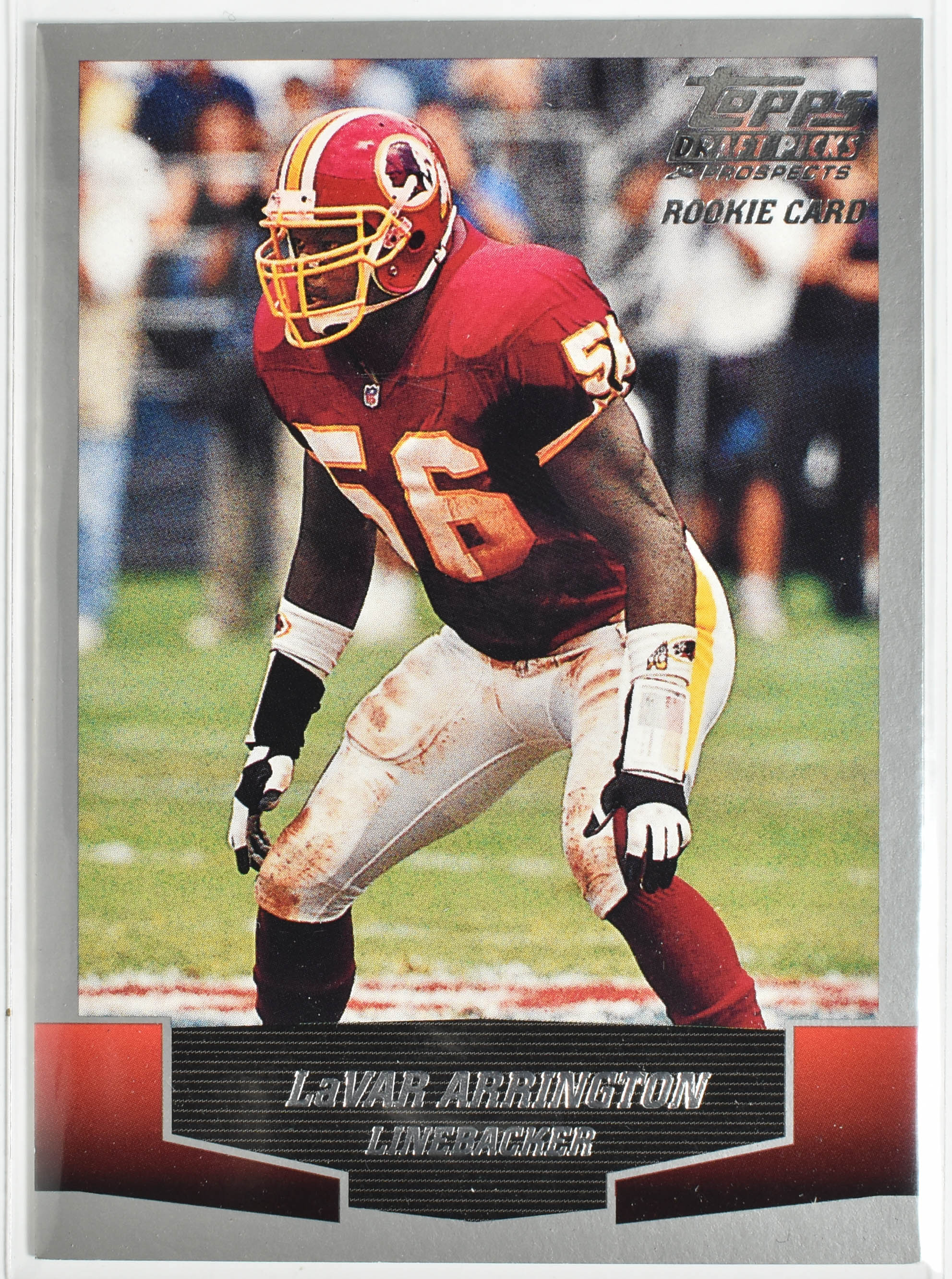 Lavar Arrington 43 Topps 2004 Draft Washington Football Team