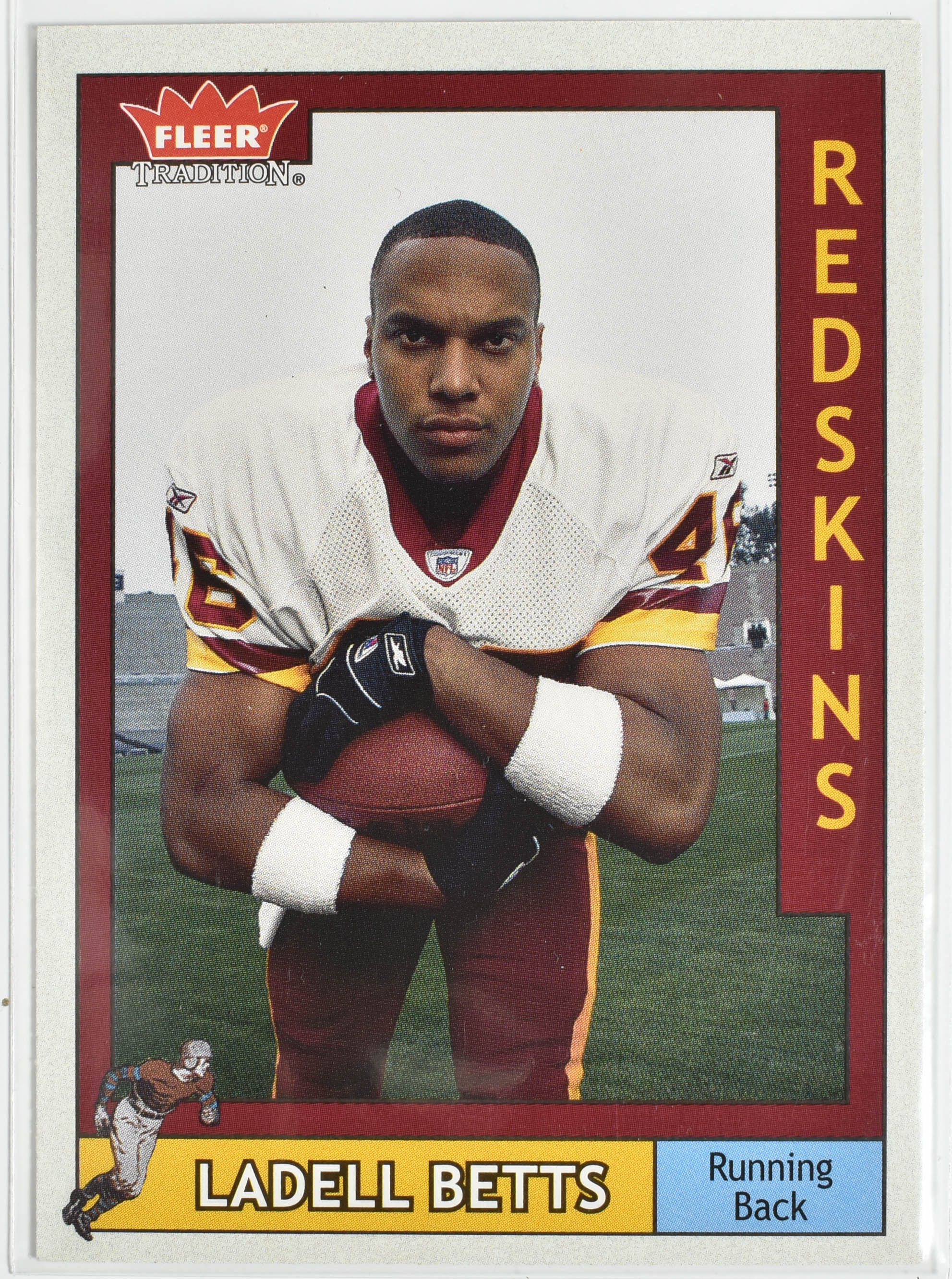 Ladell Betts 24 Fleer 2003 Washington Football Team