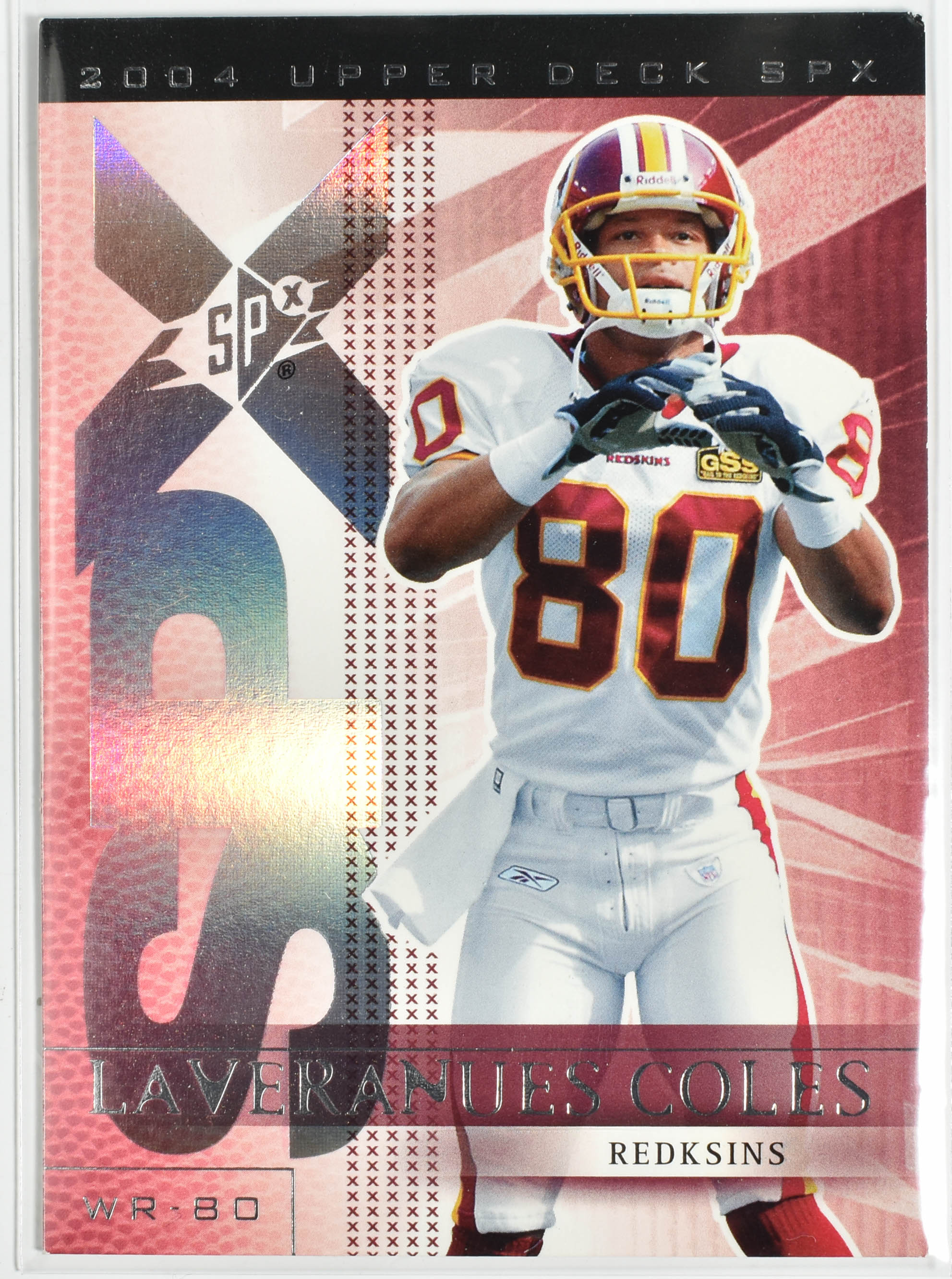 Laveranues Coles 99 2004 Upper Deck SPX Washington Football Team
