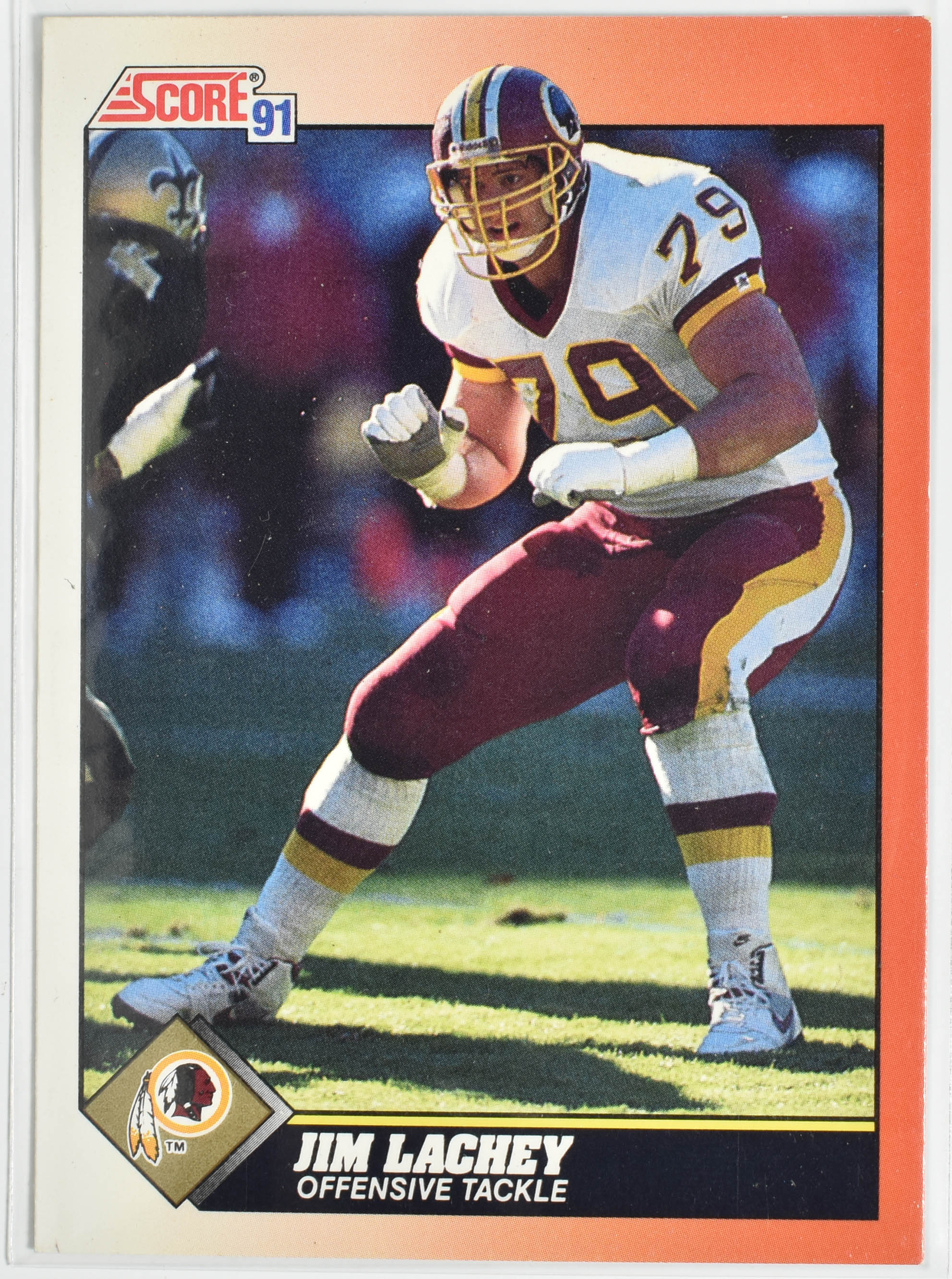 Jim Lachey 360 Score 1991 Washington Football Team