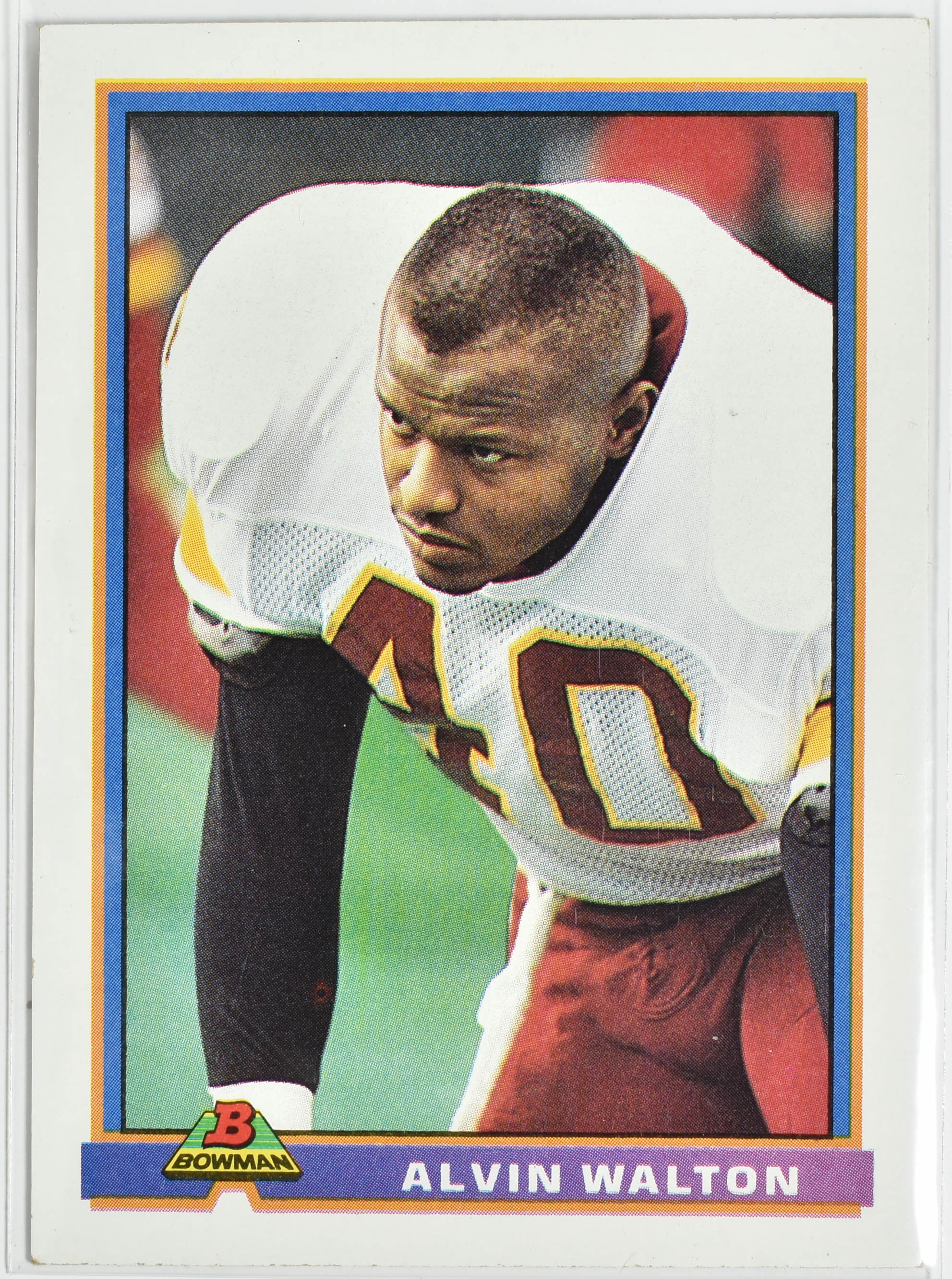 Alvin Walton 544 Bowman Topps 1991 Washington Football Team