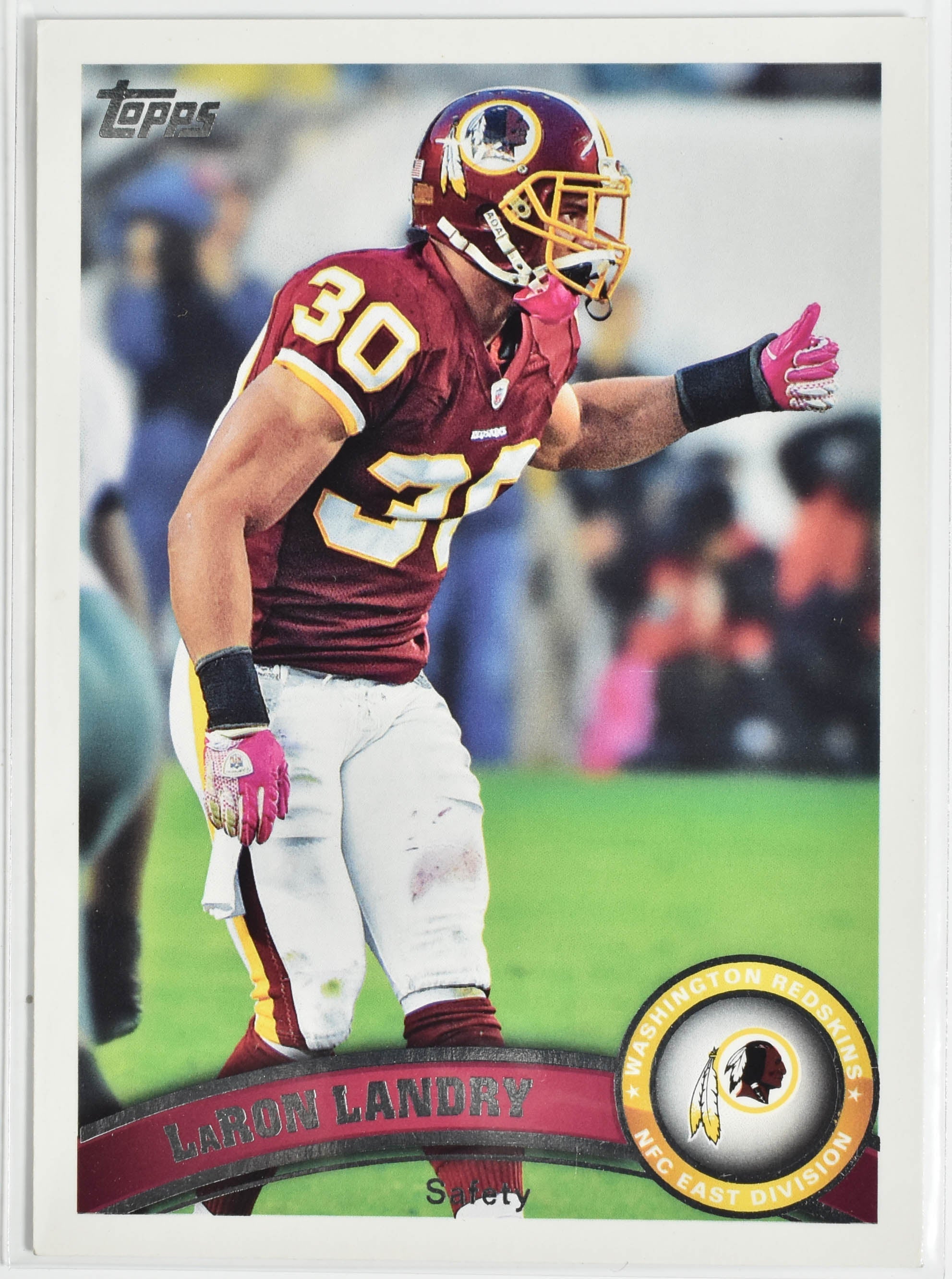 Laron Landry Topps 296 Topps 2011 Washington Football Team