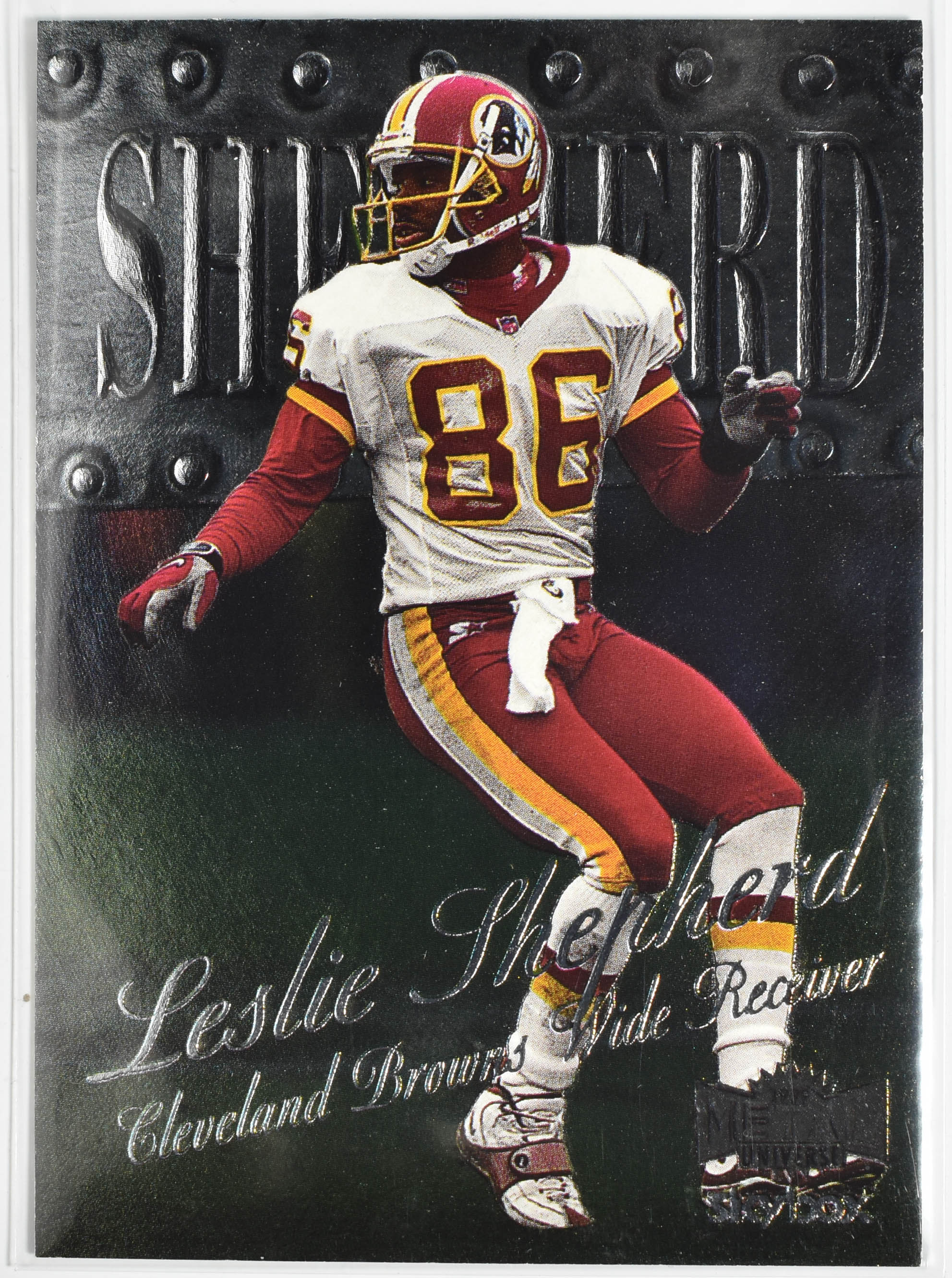 Leslie Shepherd 127 Metal Universe 1999 Skybox Washington Football Team