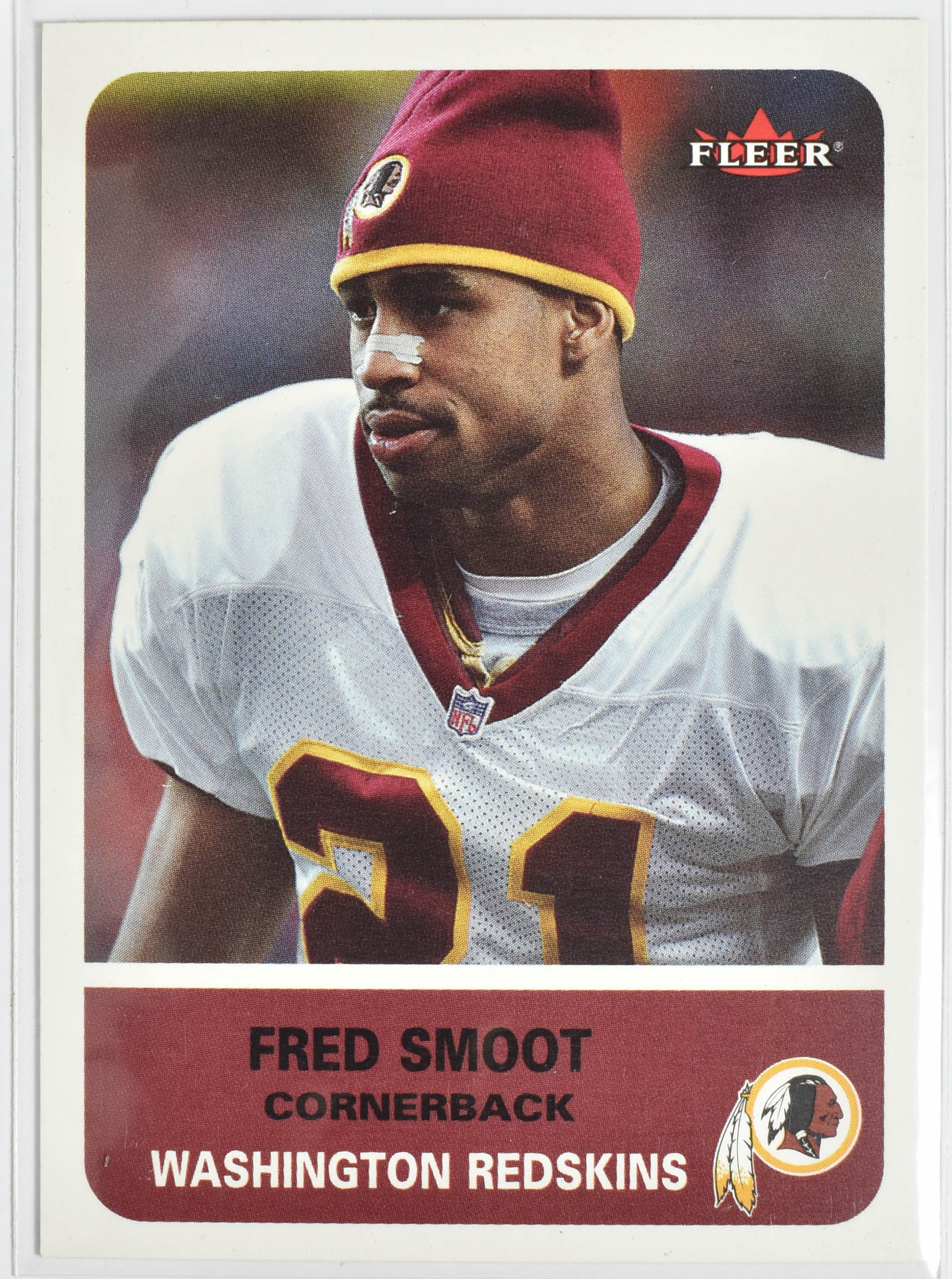 Fred Smoot 177 Fleer 2002 Washington Football Team