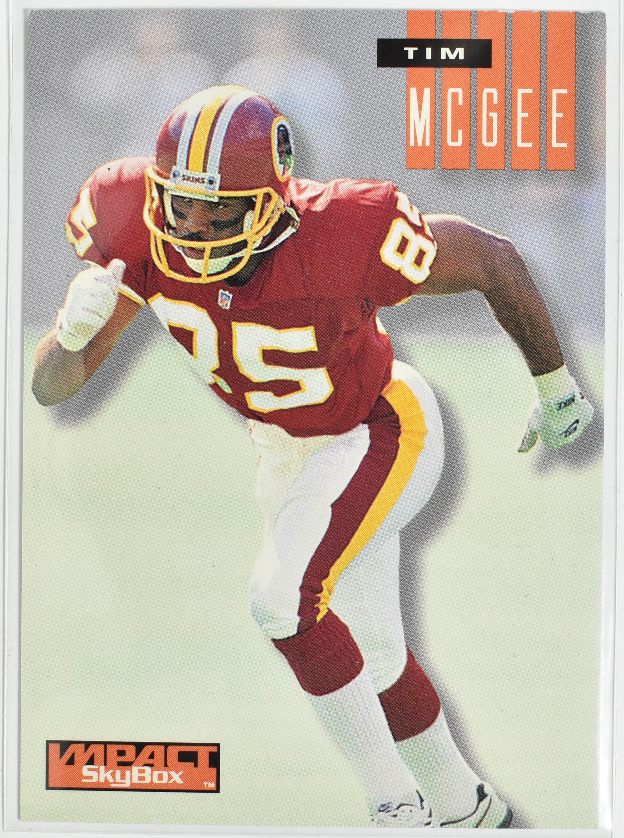 Tim Mcgee Impact Skybox 1994 Washington Football Team