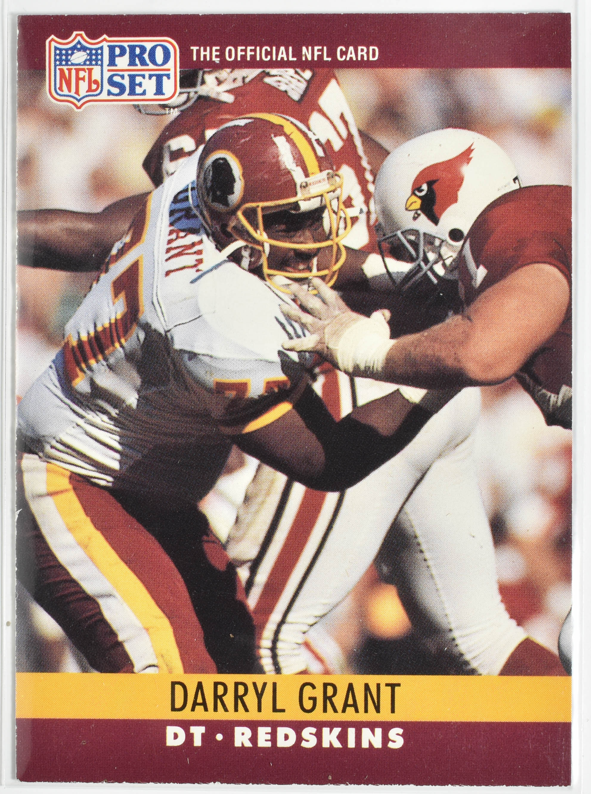 Darryl Grant 322 Pro Set Washington Football Team