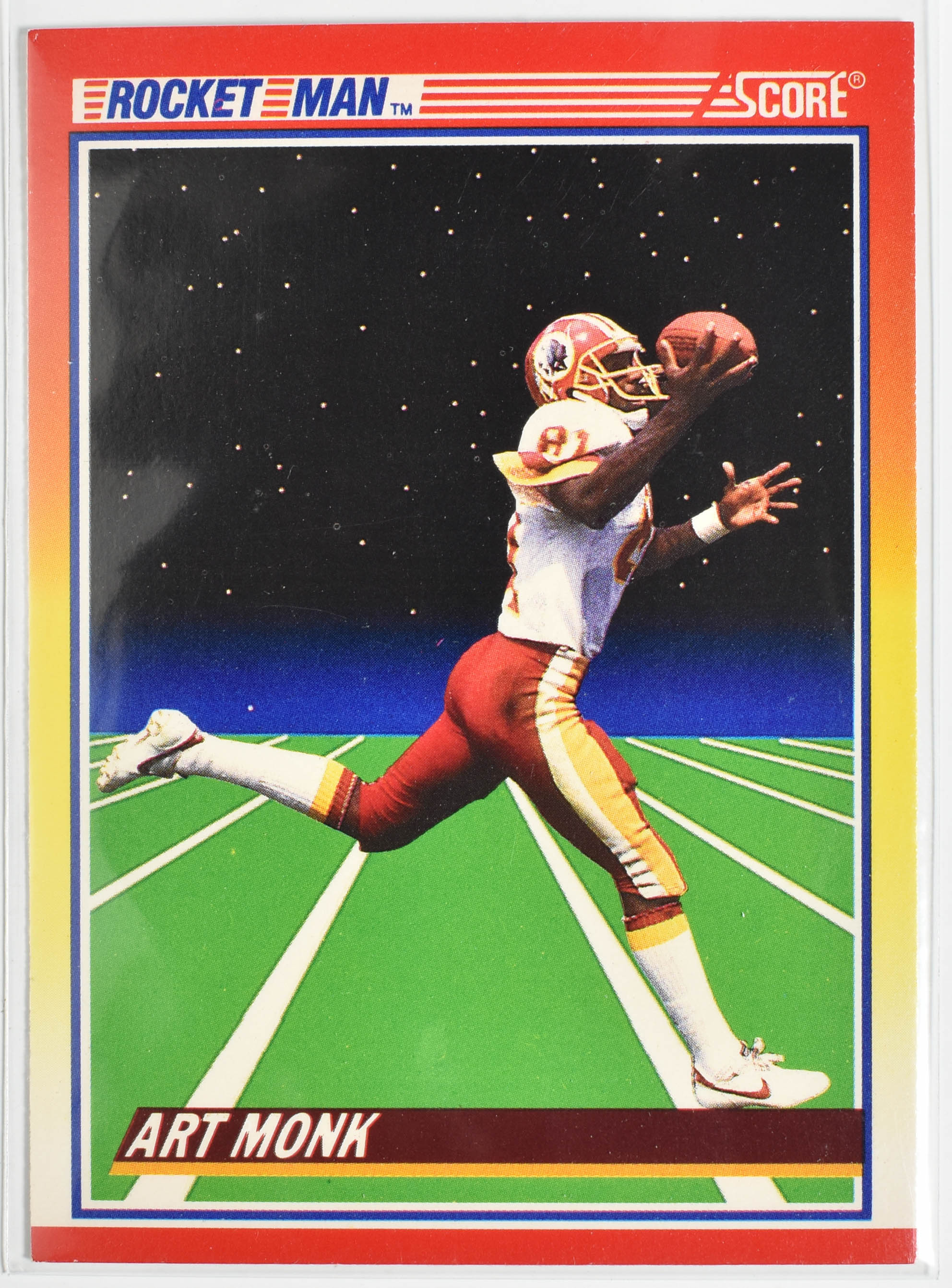 Art Monk 557 1990 Score Rocket Man Washington Football Team
