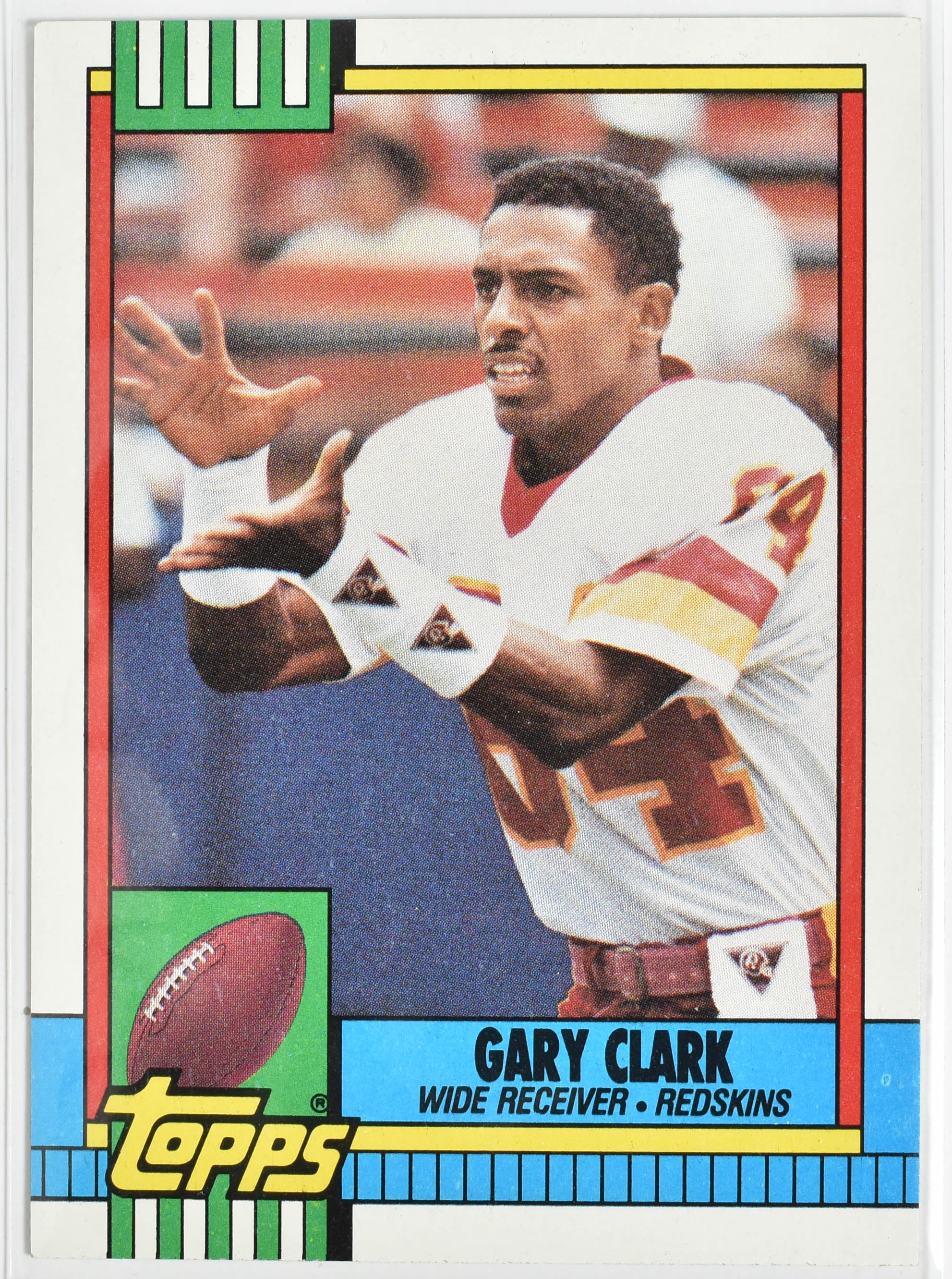 Gary Clark 126 Topps 1990 Washington Football Team
